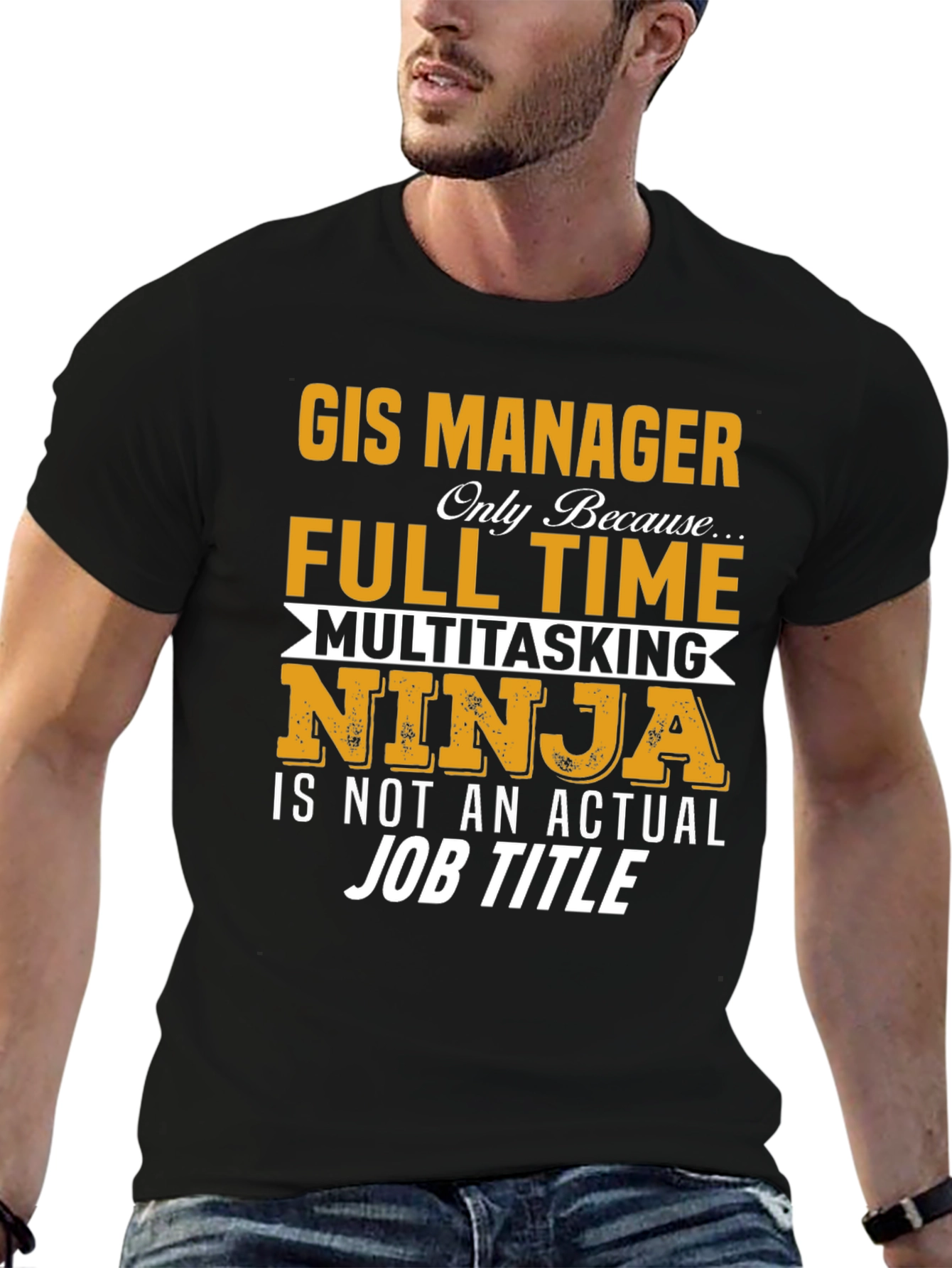 GIS Manager Multitasking Ninja T-Shirt