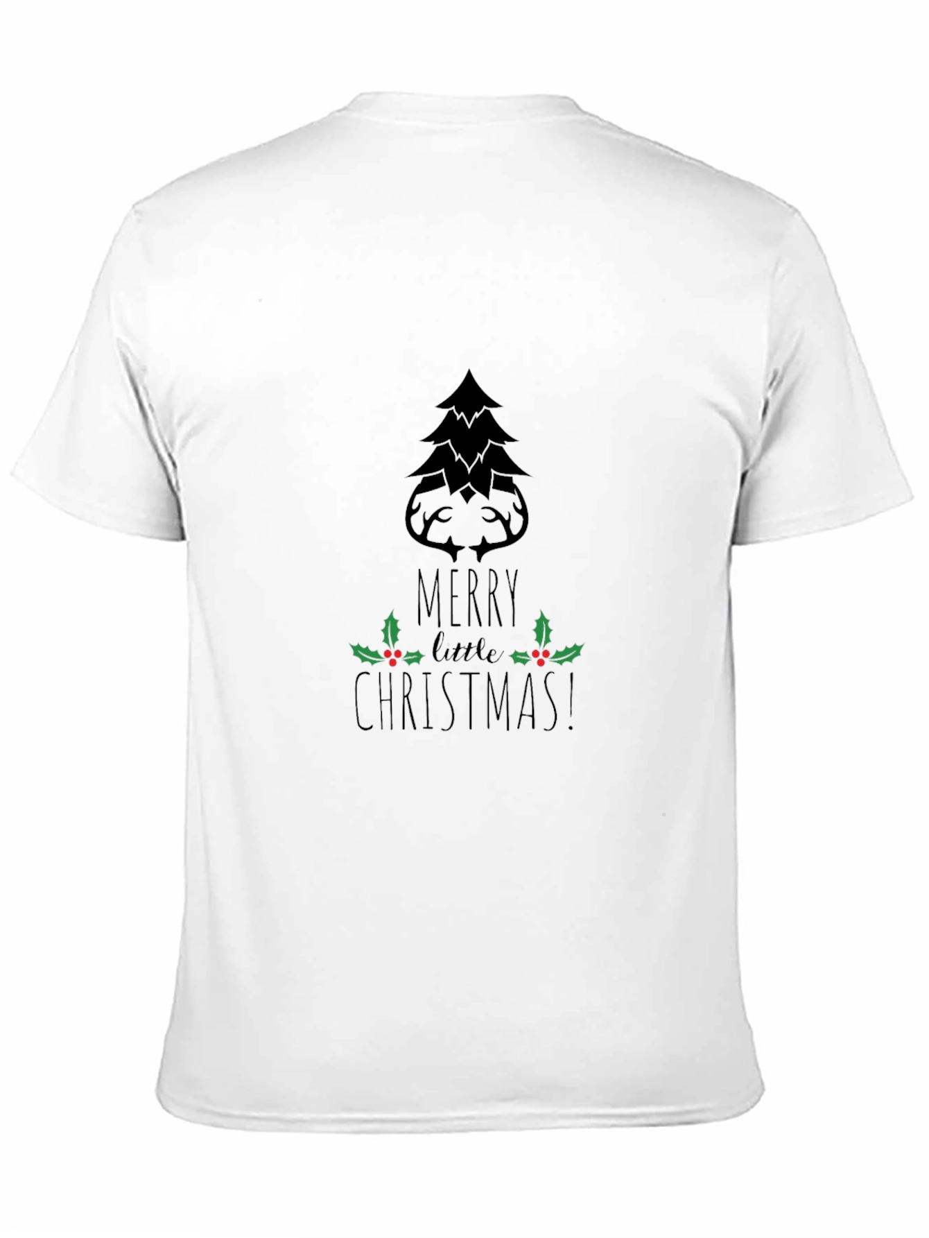 Festive Merry Little Christmas Graphic Tee