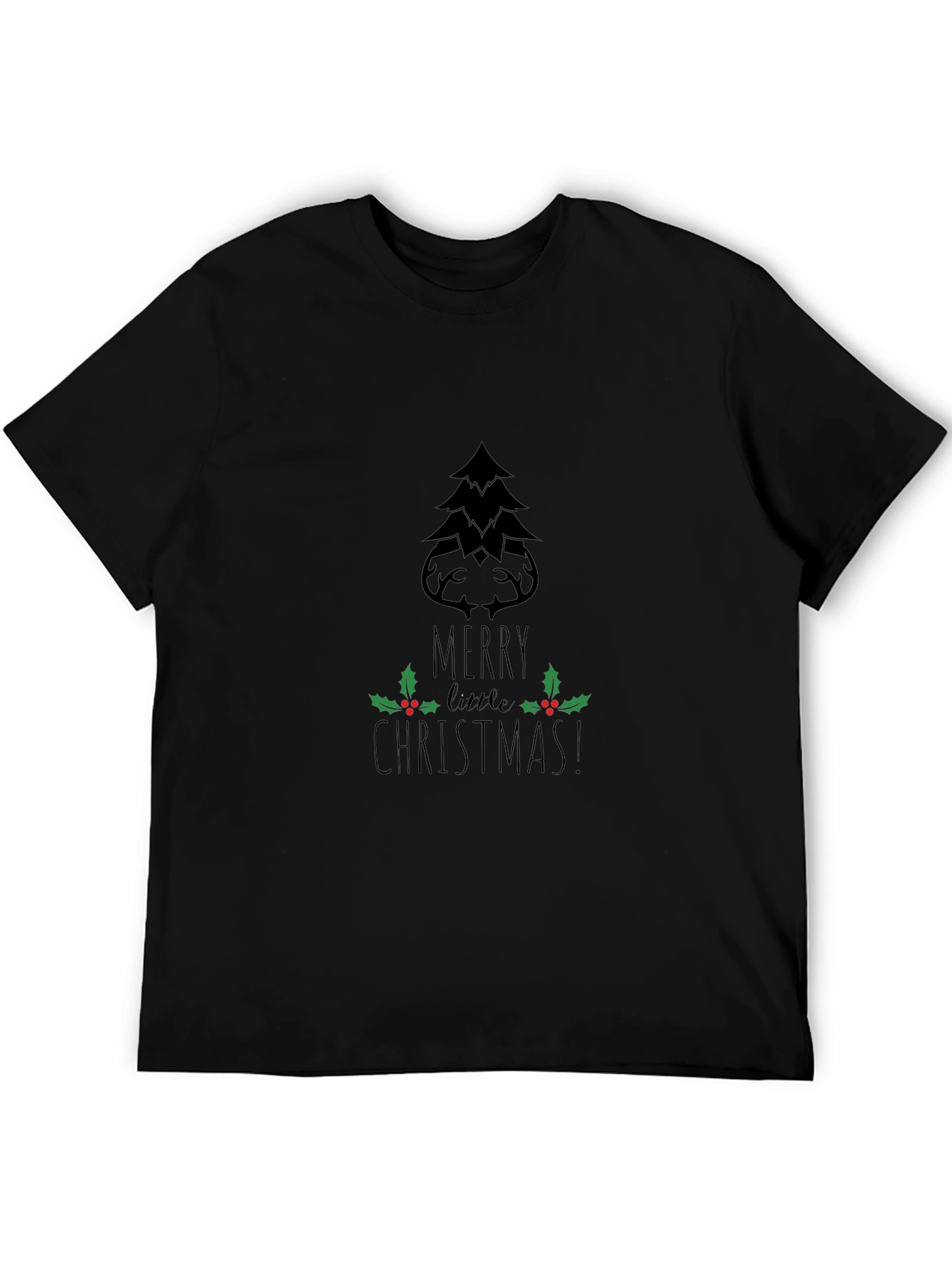Festive Merry Little Christmas Graphic Tee