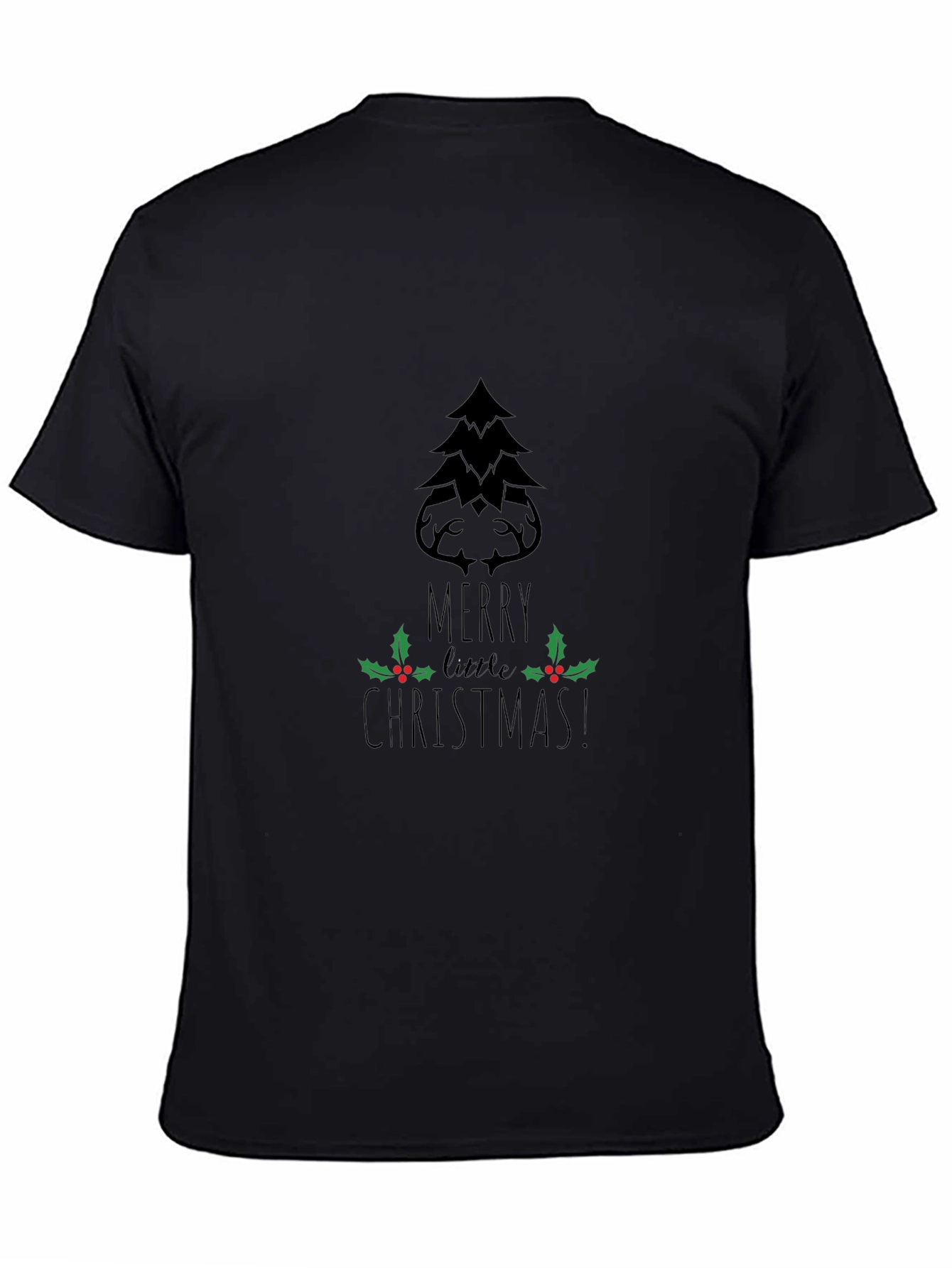 Festive Merry Little Christmas Graphic Tee