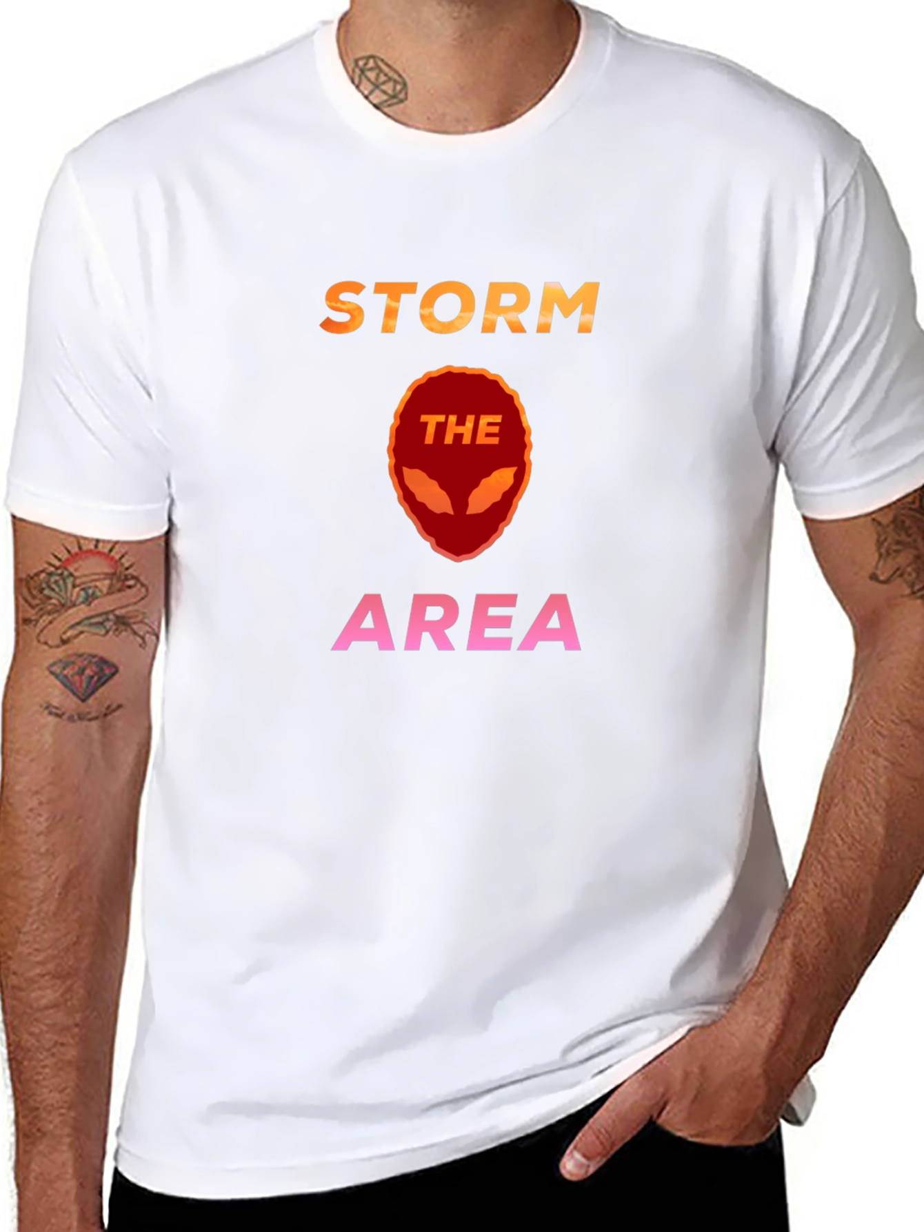 Storm the Area Alien Graphic Tee