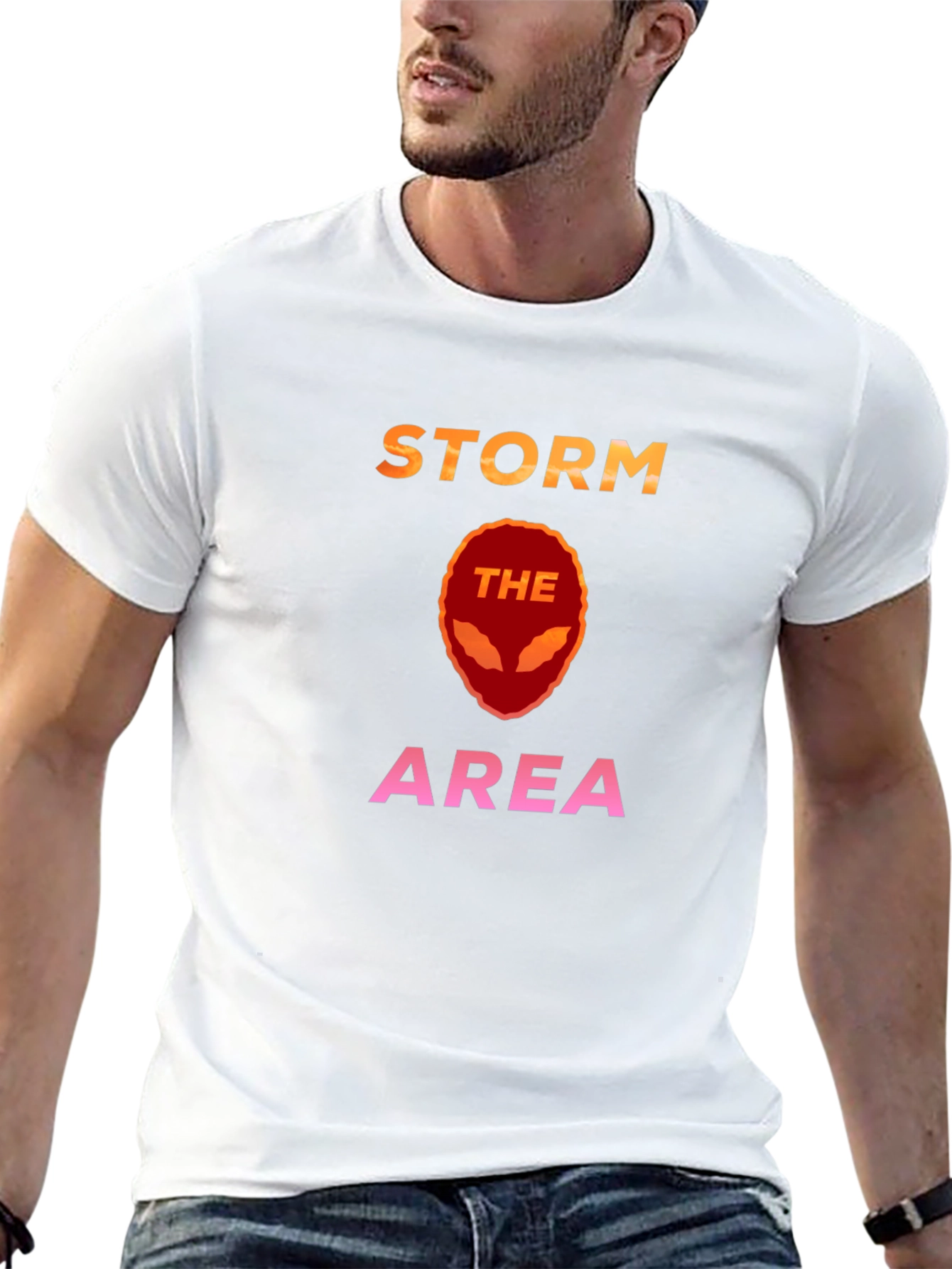 Storm the Area Alien Graphic Tee