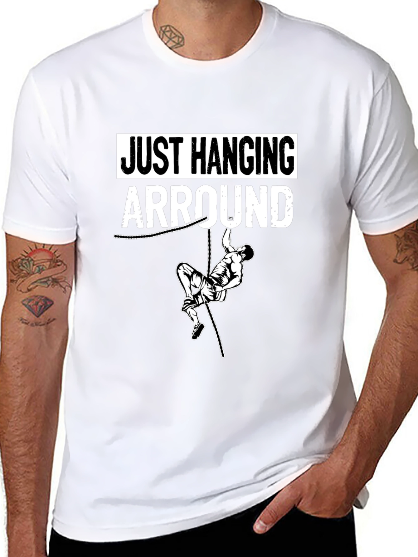 Just Hanging Arround T-Shirt Climbing Tee