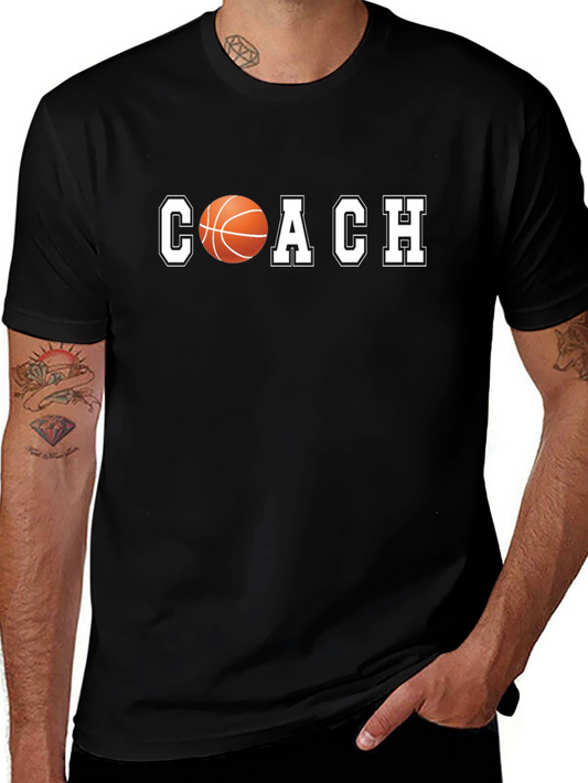 Basketball Coach Graphic T-Shirt
