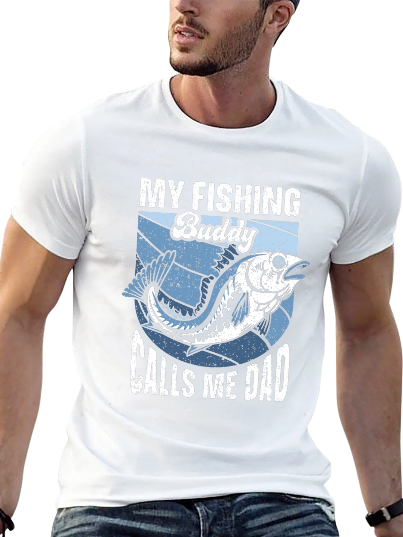 My Fishing Buddy Calls Me Dad T-Shirt