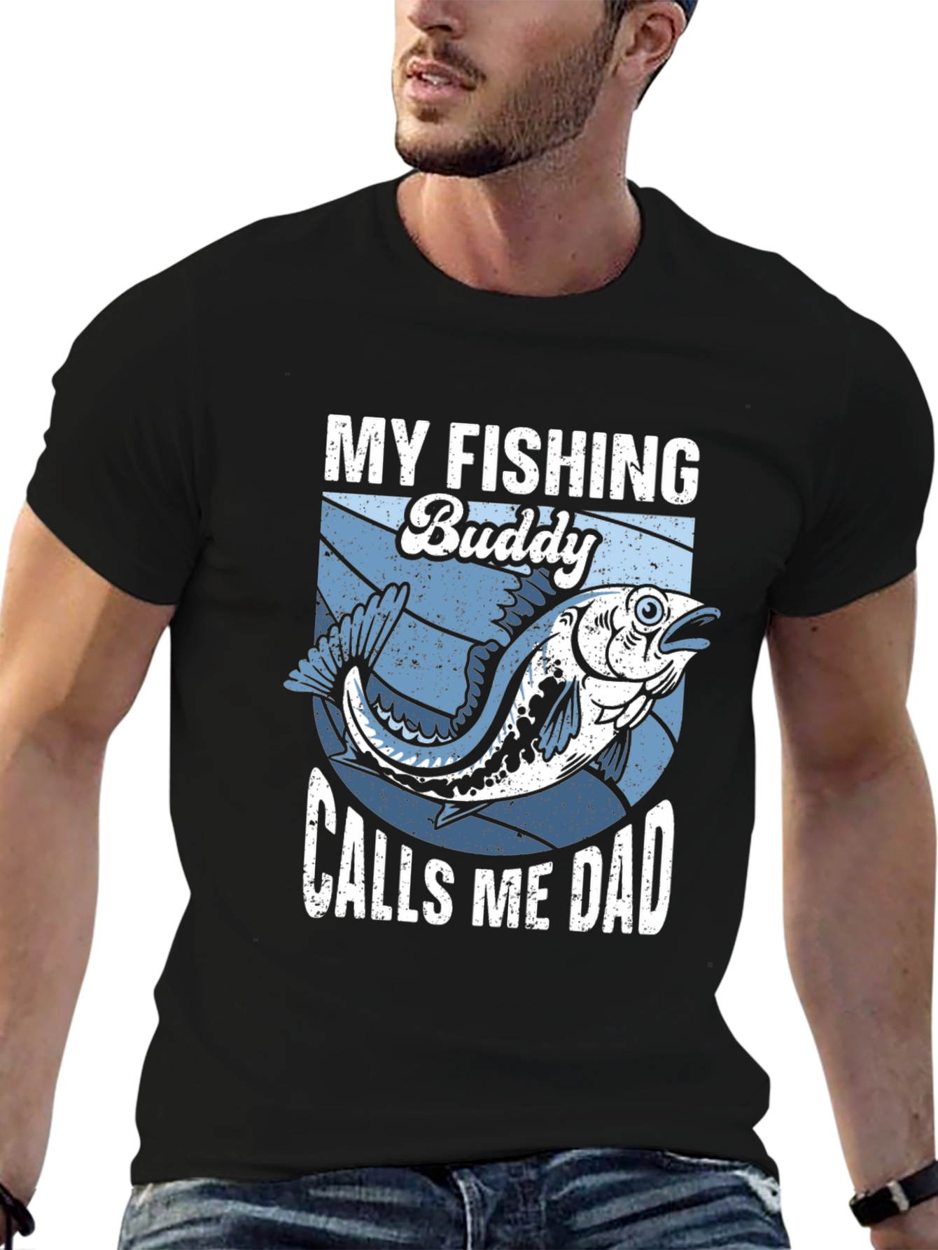My Fishing Buddy Calls Me Dad T-Shirt