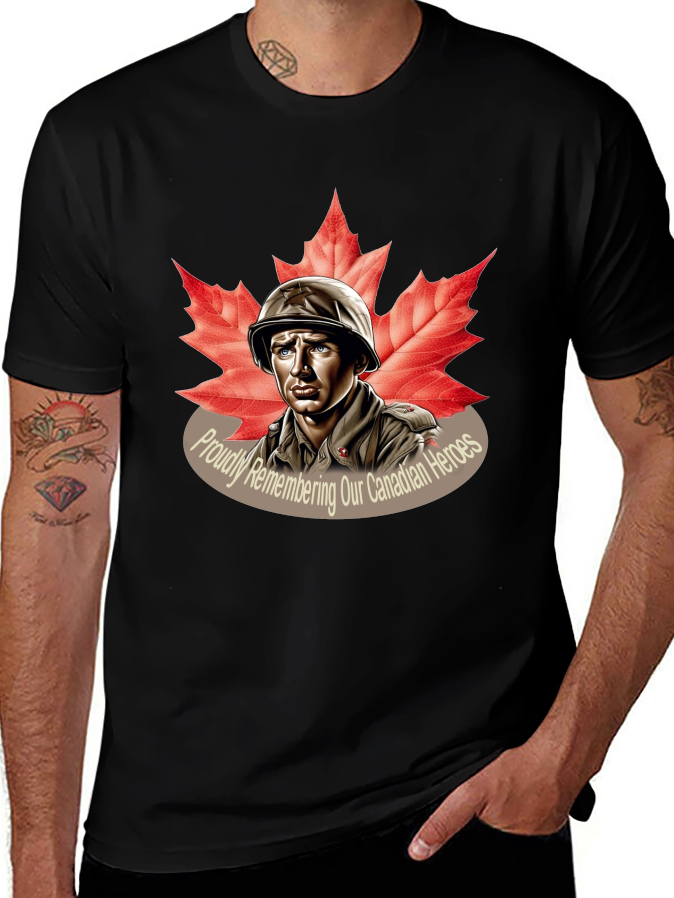 Canadian Heroes Remembrance T-Shirt