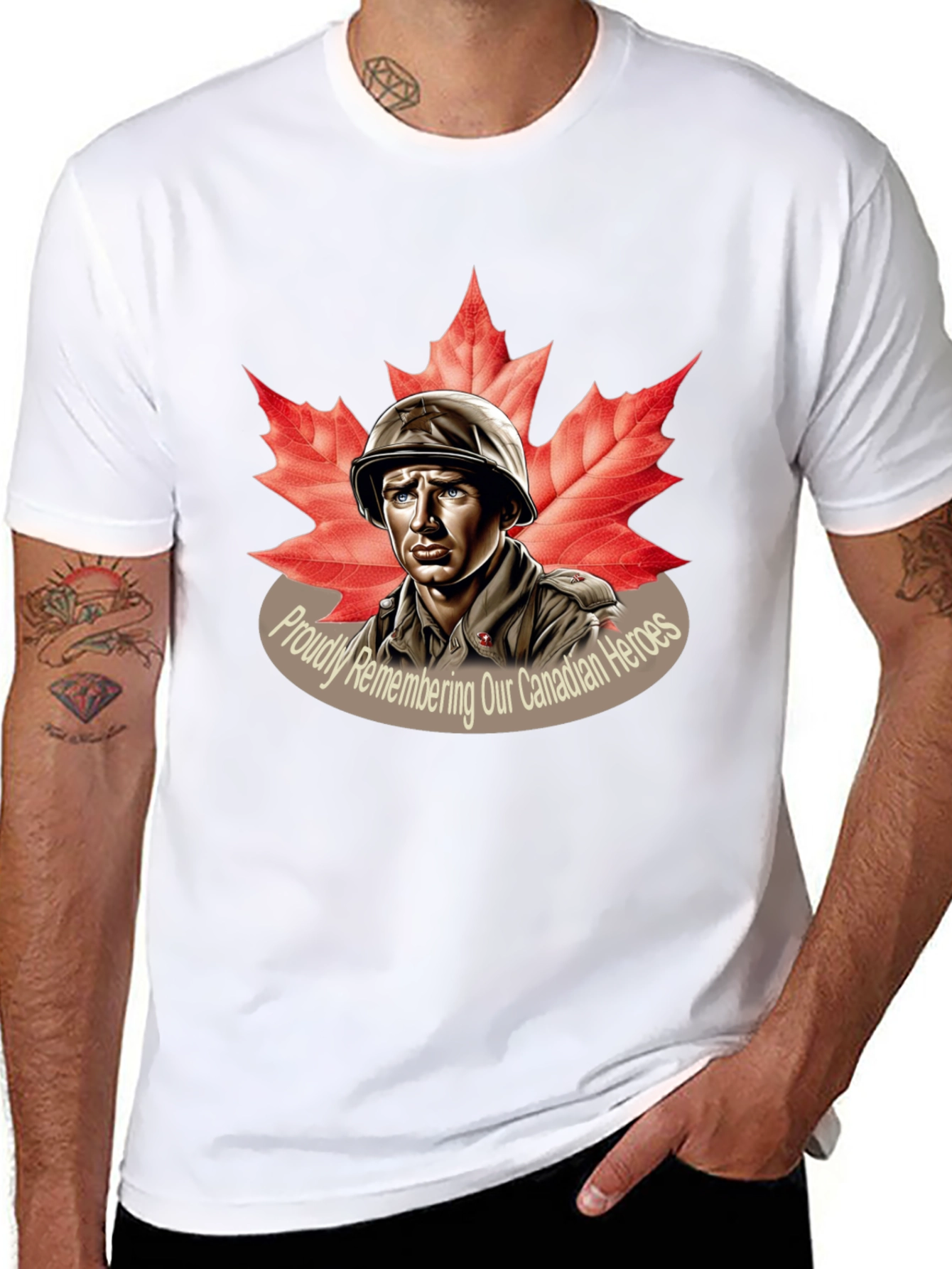Canadian Heroes Remembrance T-Shirt