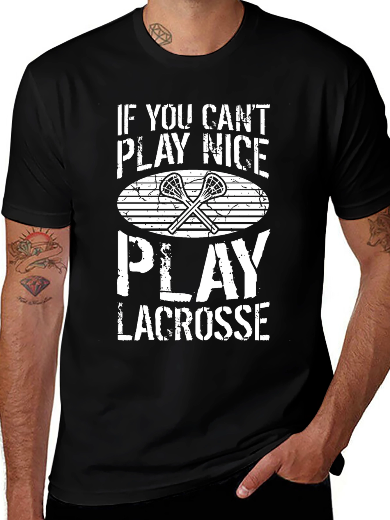 Lacrosse T-Shirt - If You Cant Play Nice