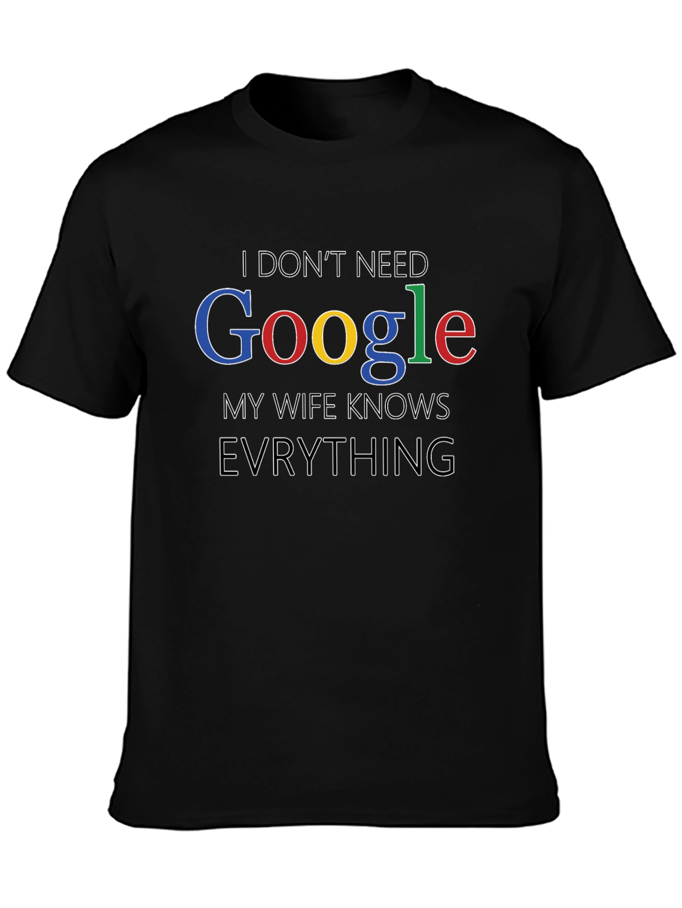 I Dont Need Google Funny Mens T-Shirt