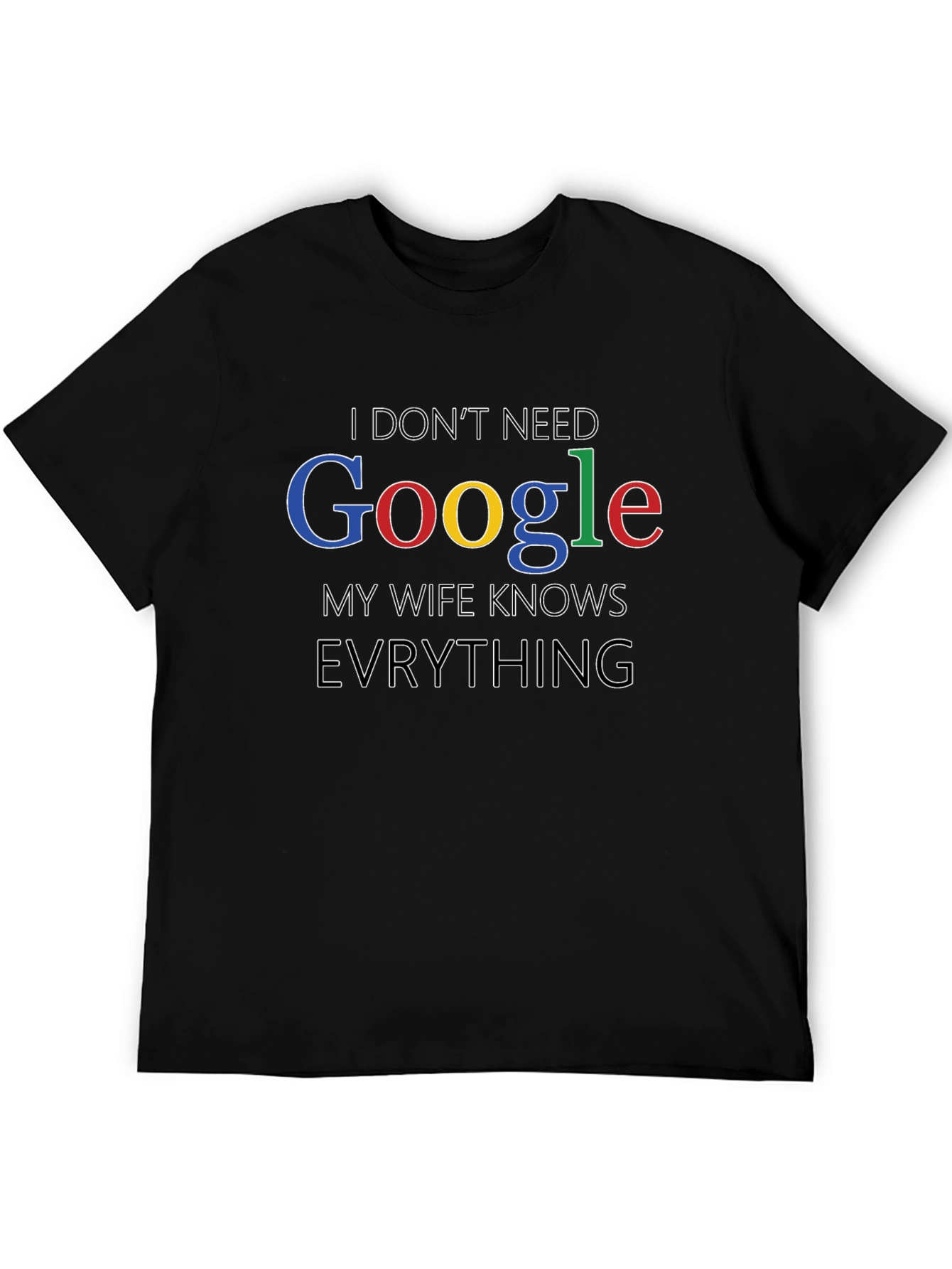 I Dont Need Google Funny Mens T-Shirt