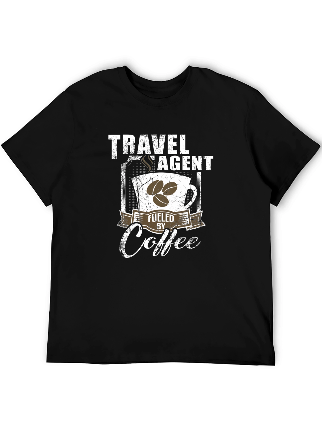 Travel Agent Fuelled by Coffee T-Shirt