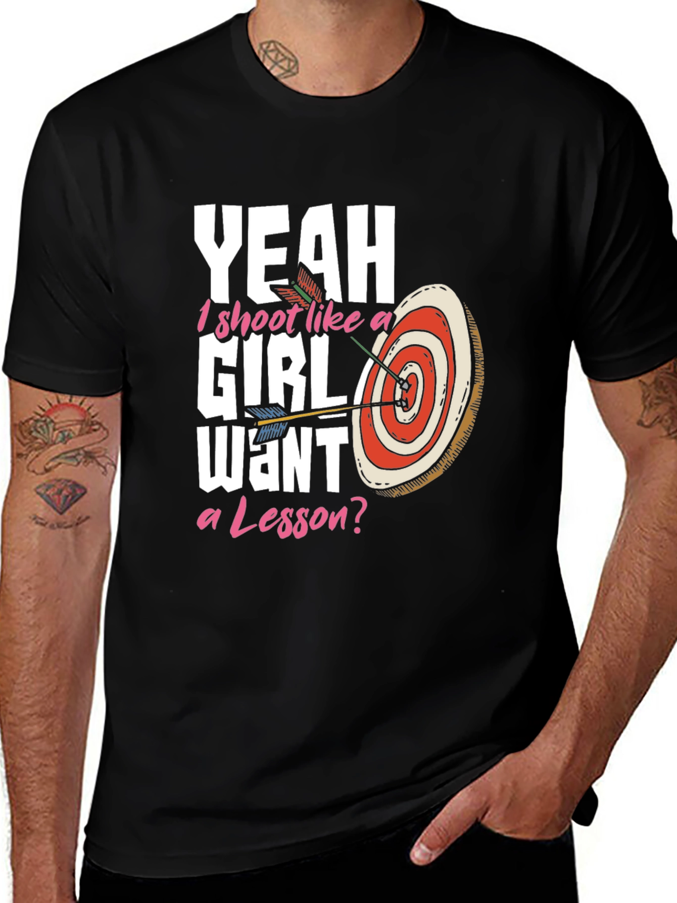 Yeah I Shoot Like a Girl Archery T-Shirt