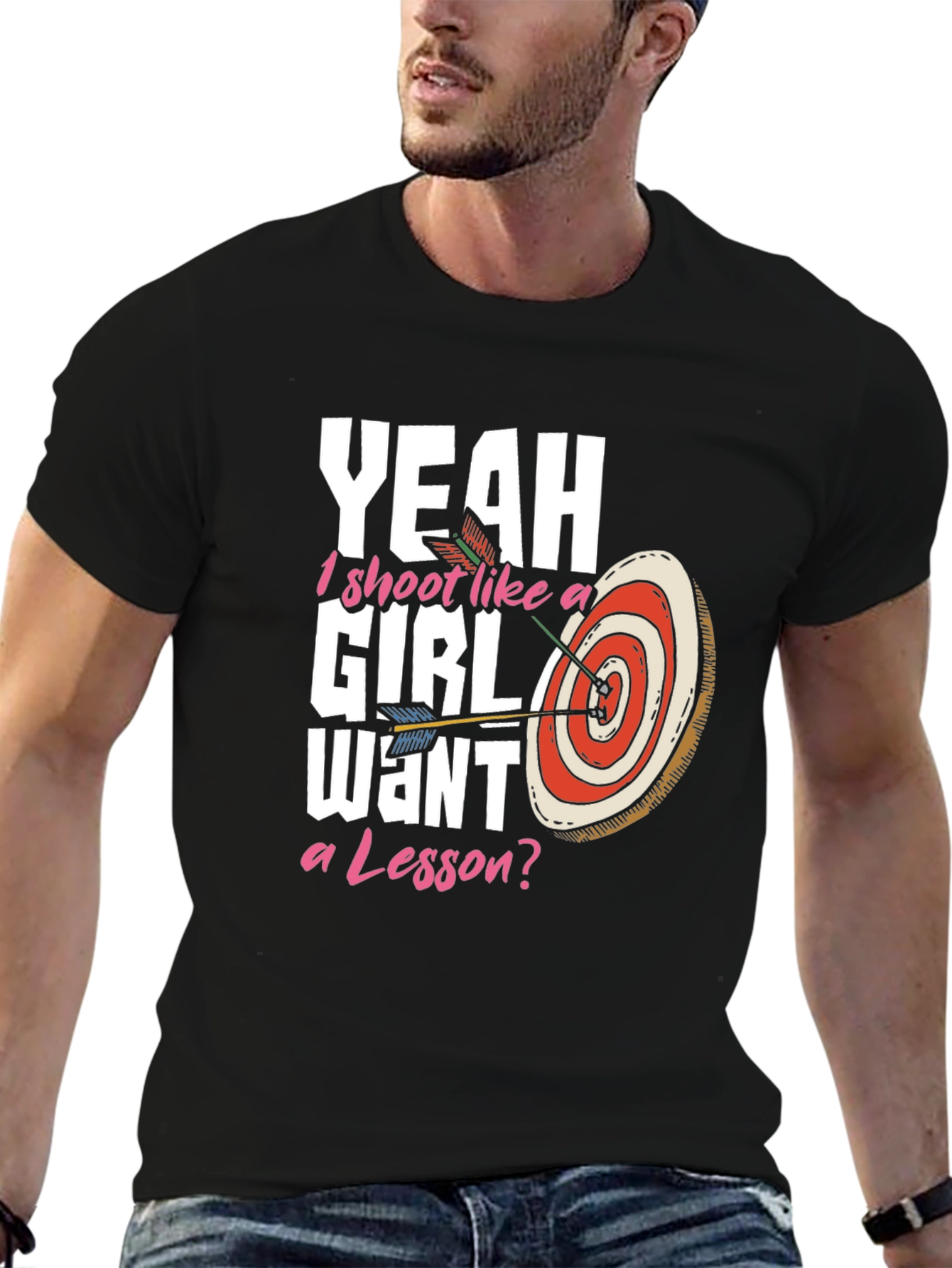 Yeah I Shoot Like a Girl Archery T-Shirt