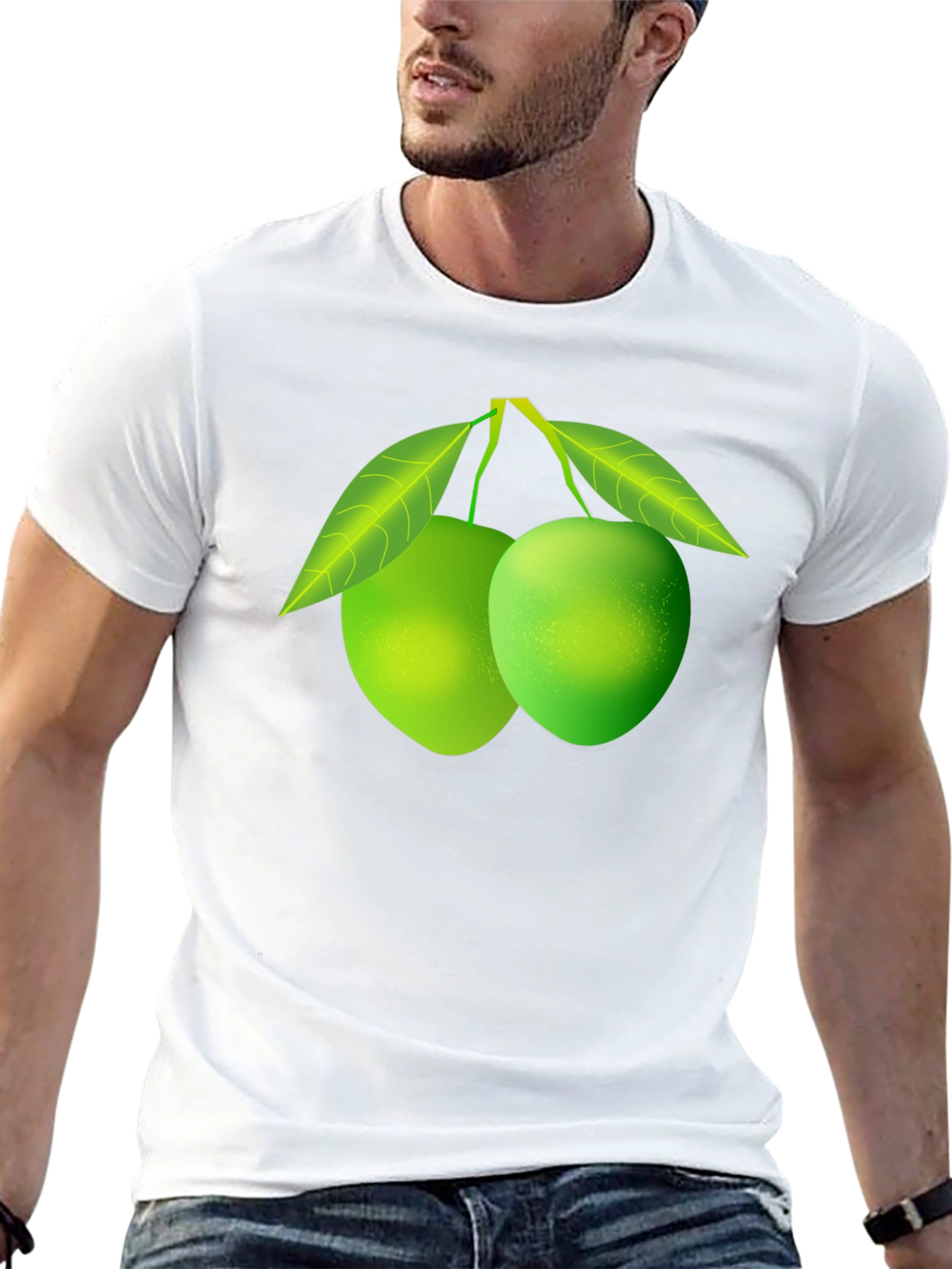 Fresh Mango Graphic Tee - Stylish Black Shirt