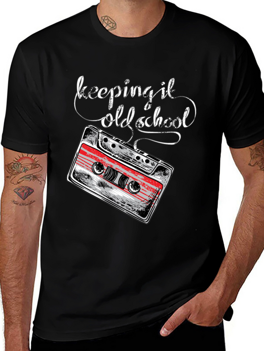 Keeping It Old School Cassette Tape Graphic Tee