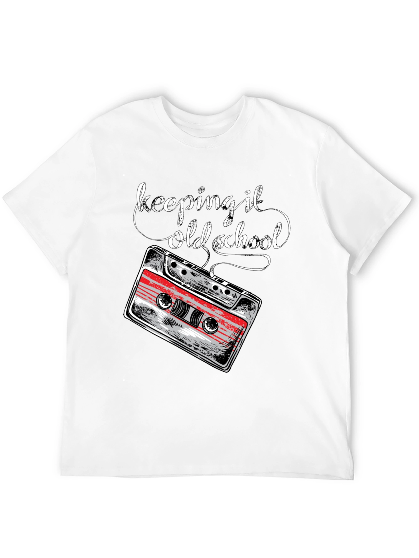 Keeping It Old School Cassette Tape Graphic Tee