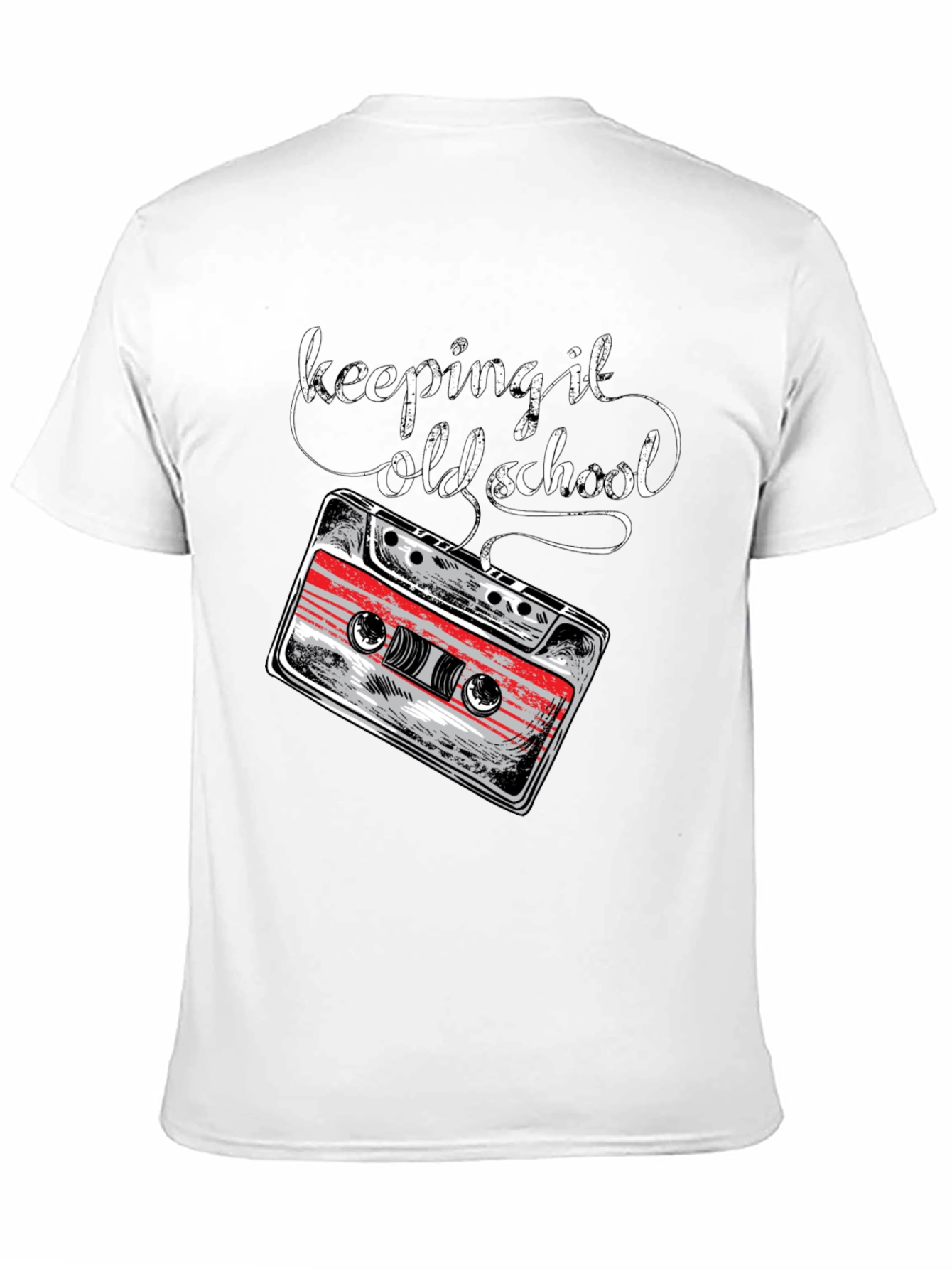 Keeping It Old School Cassette Tape Graphic Tee