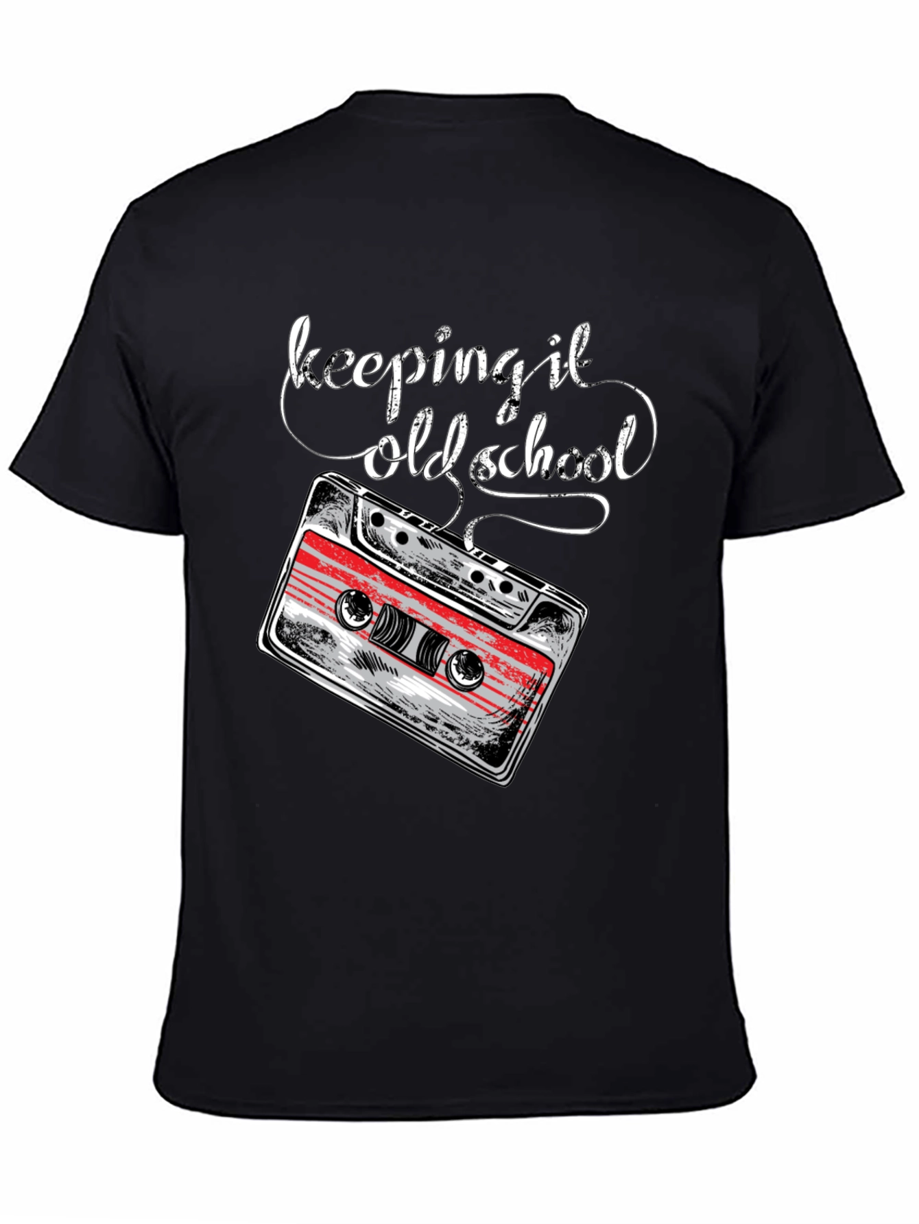 Keeping It Old School Cassette Tape Graphic Tee