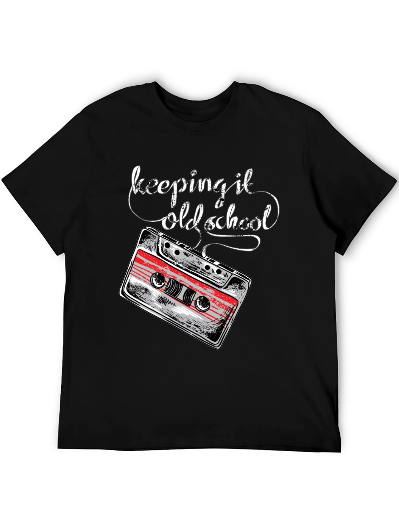 Keeping It Old School Cassette Tape Graphic Tee