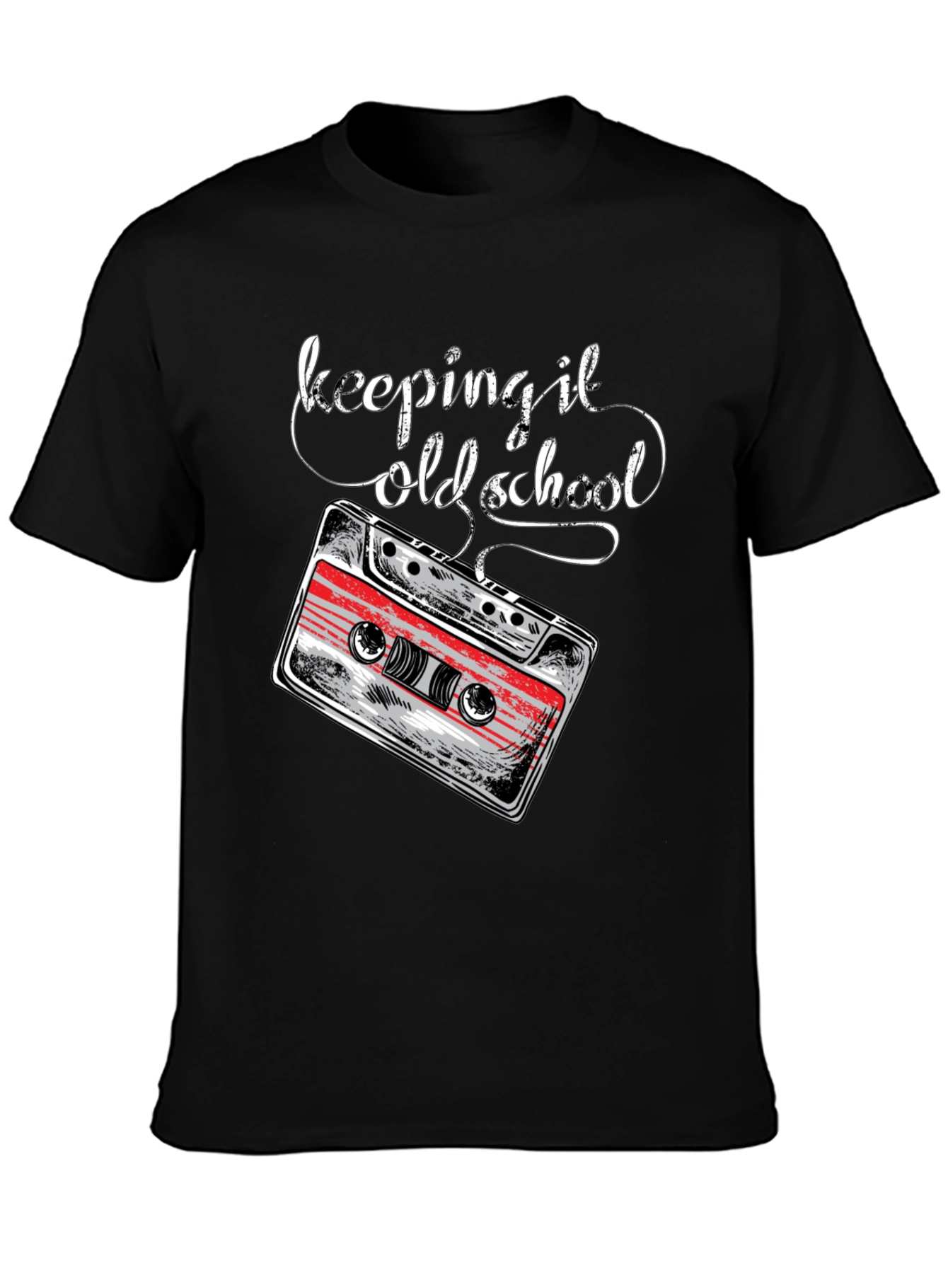 Keeping It Old School Cassette Tape Graphic Tee