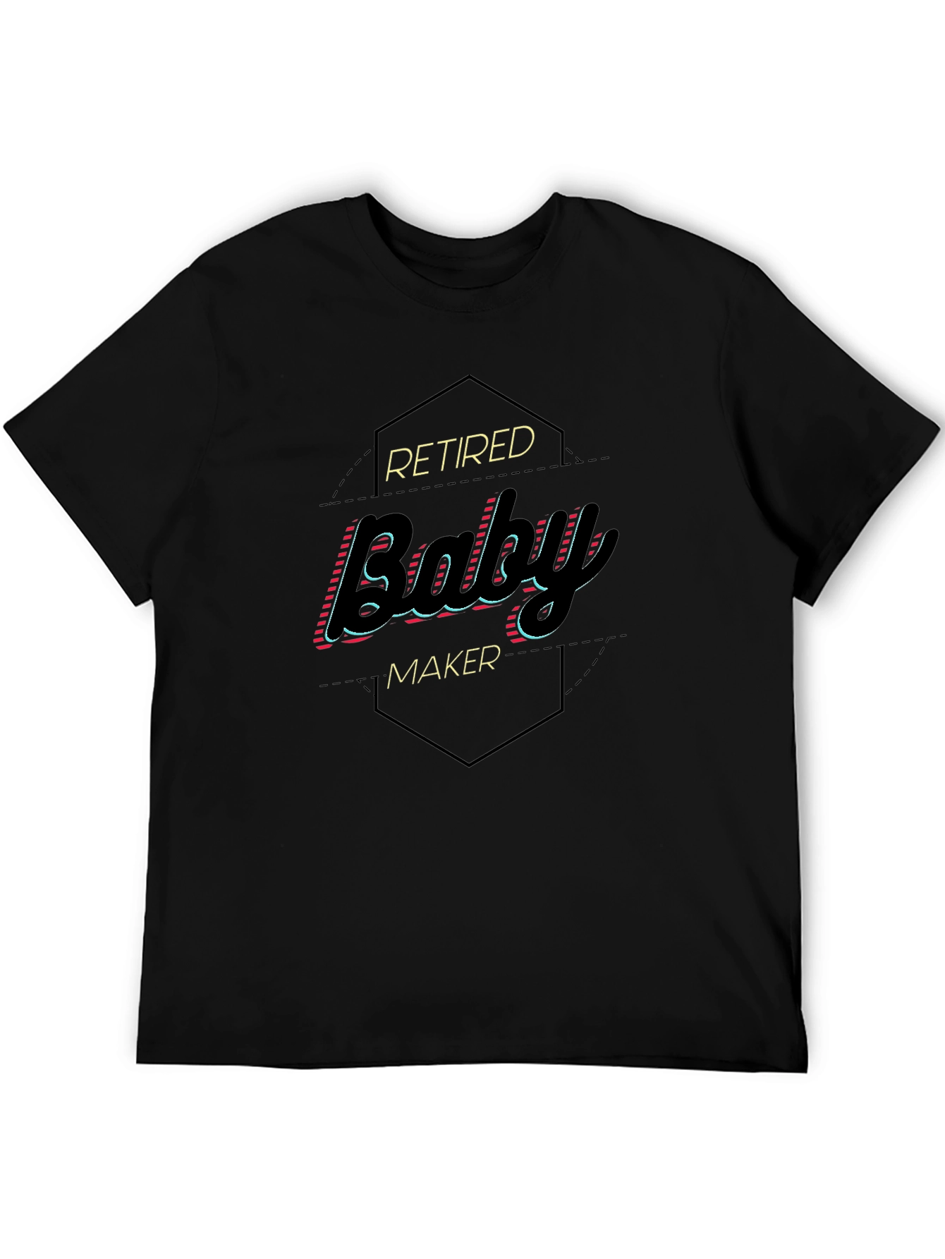 Retired Baby Maker Black Graphic Tee