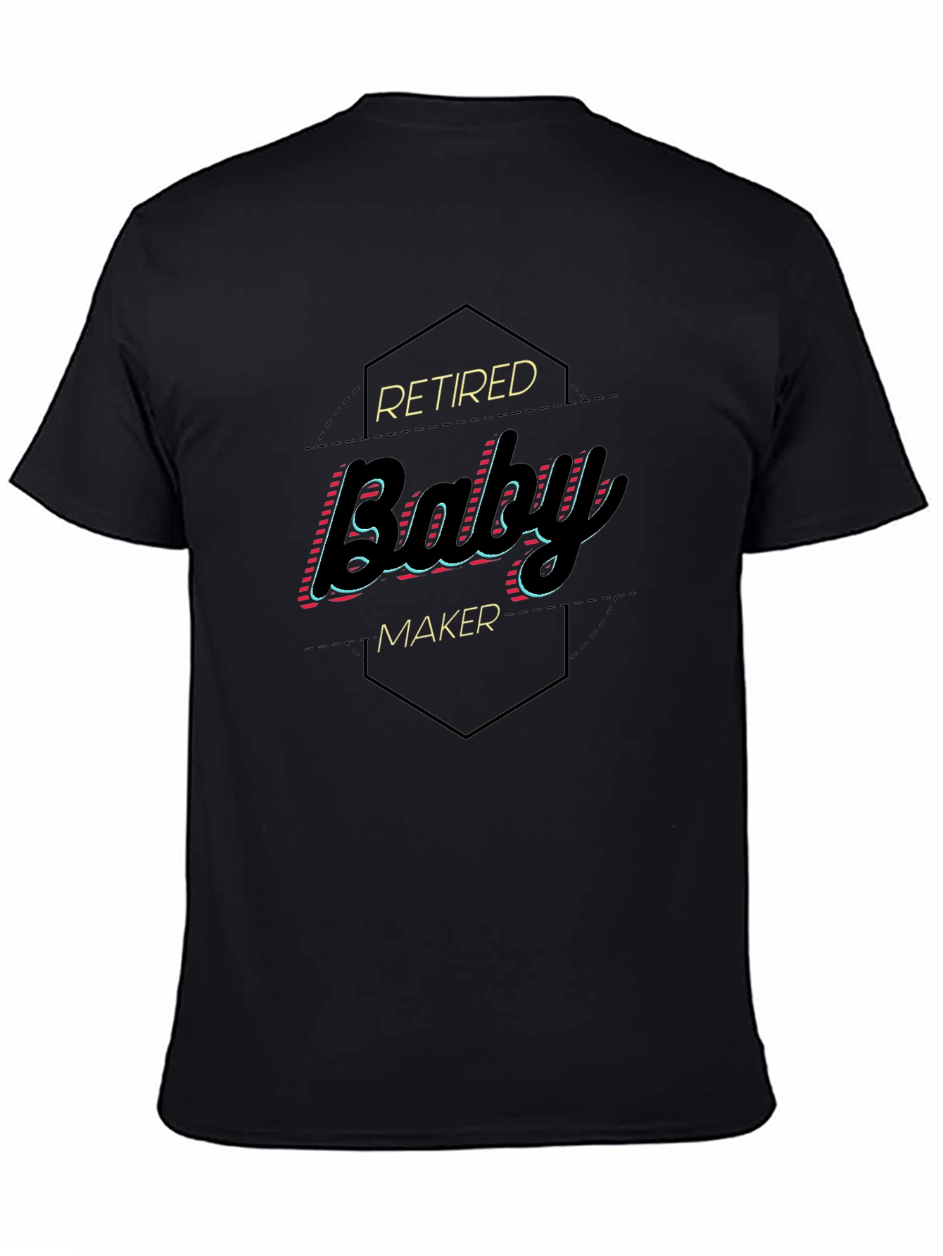 Retired Baby Maker Black Graphic Tee