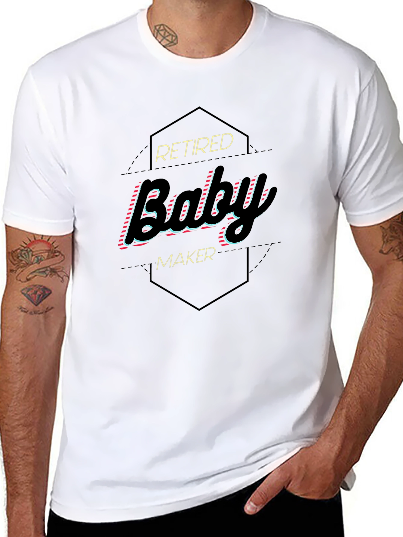 Retired Baby Maker Black Graphic Tee