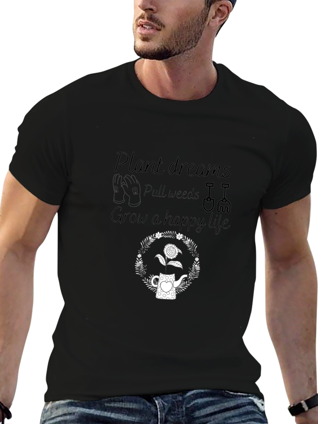 Plant Dreams Graphic Tee - Grow a Happy Life