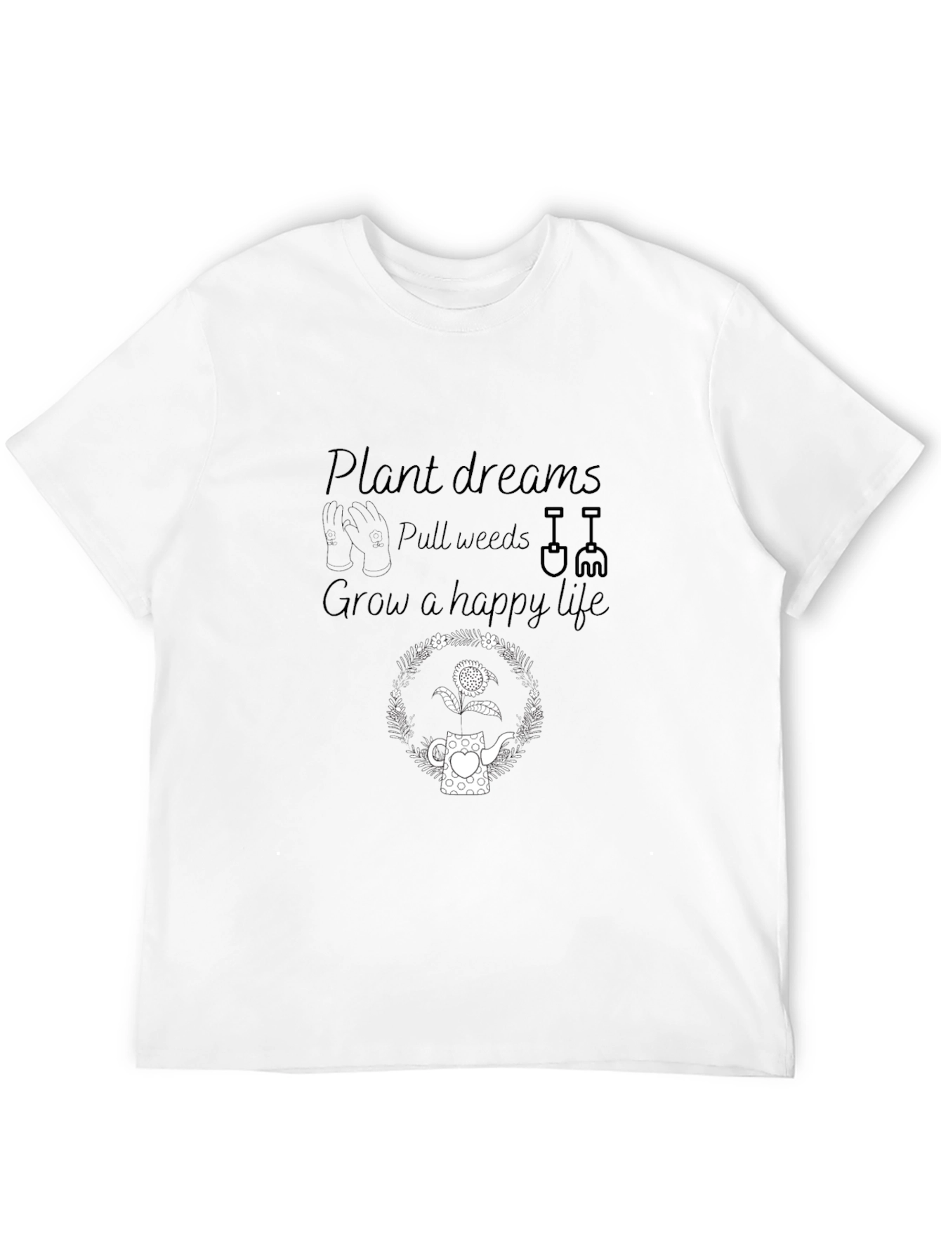 Plant Dreams Graphic Tee - Grow a Happy Life