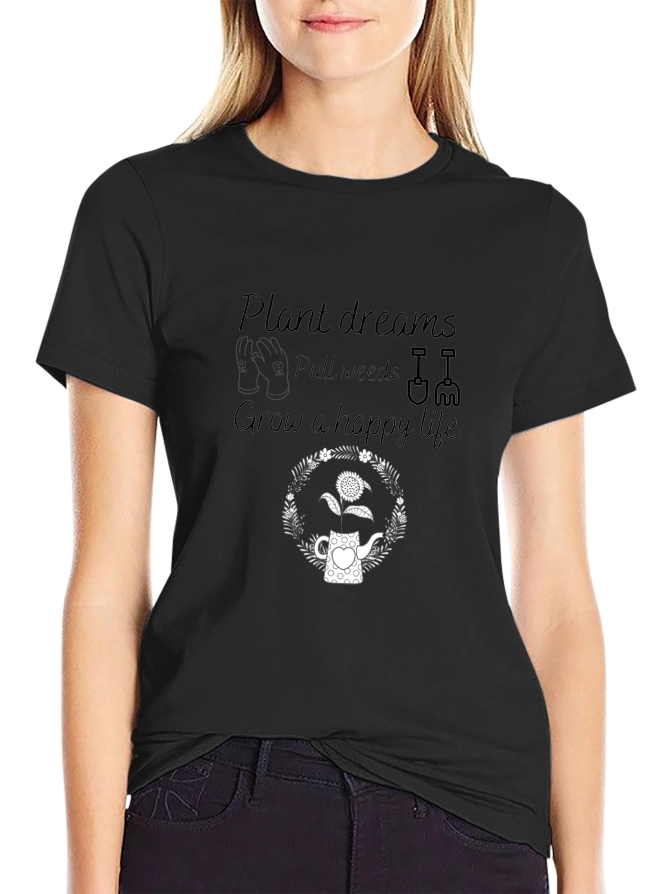 Plant Dreams Graphic Tee - Grow a Happy Life