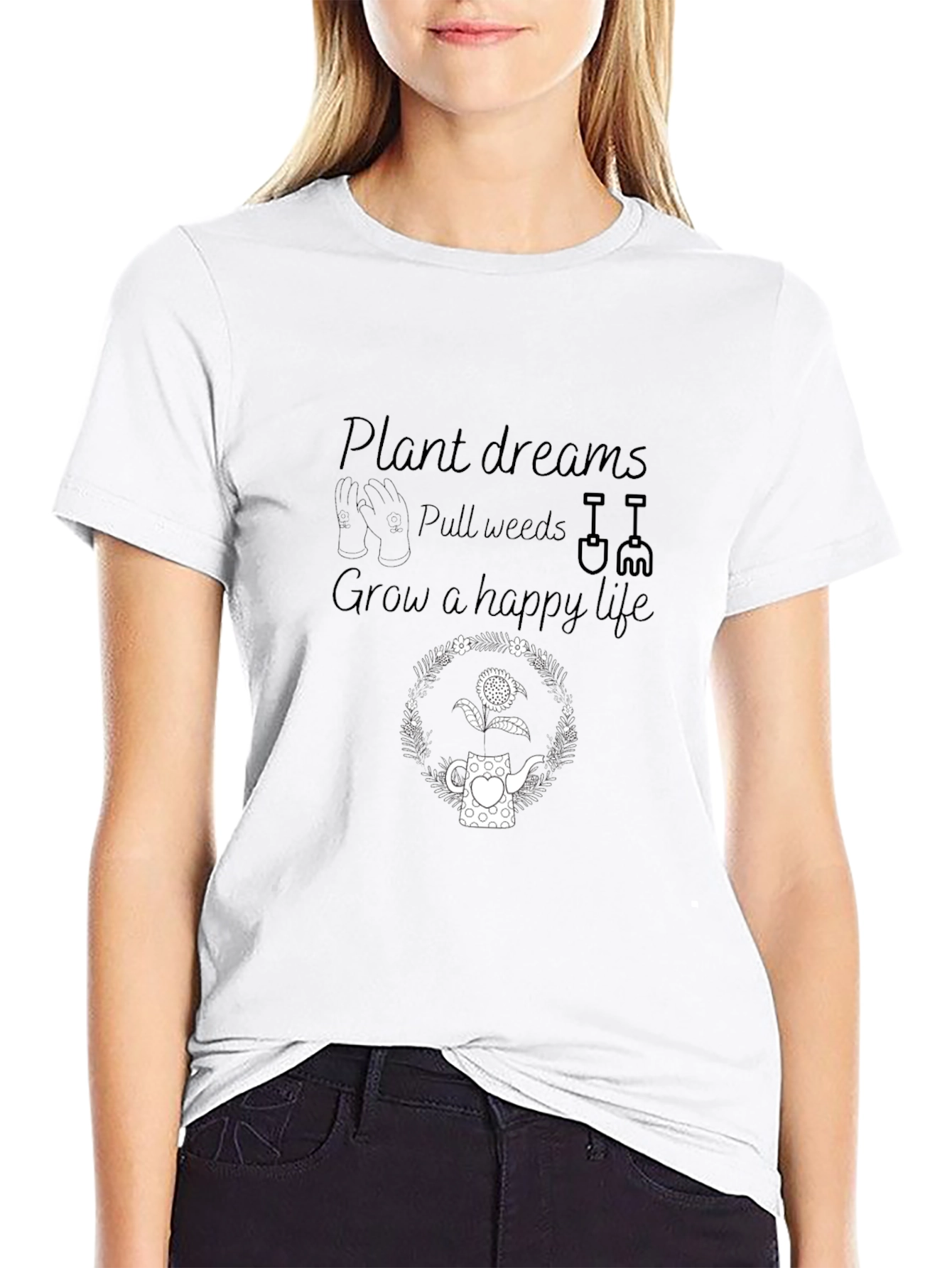 Plant Dreams Graphic Tee - Grow a Happy Life