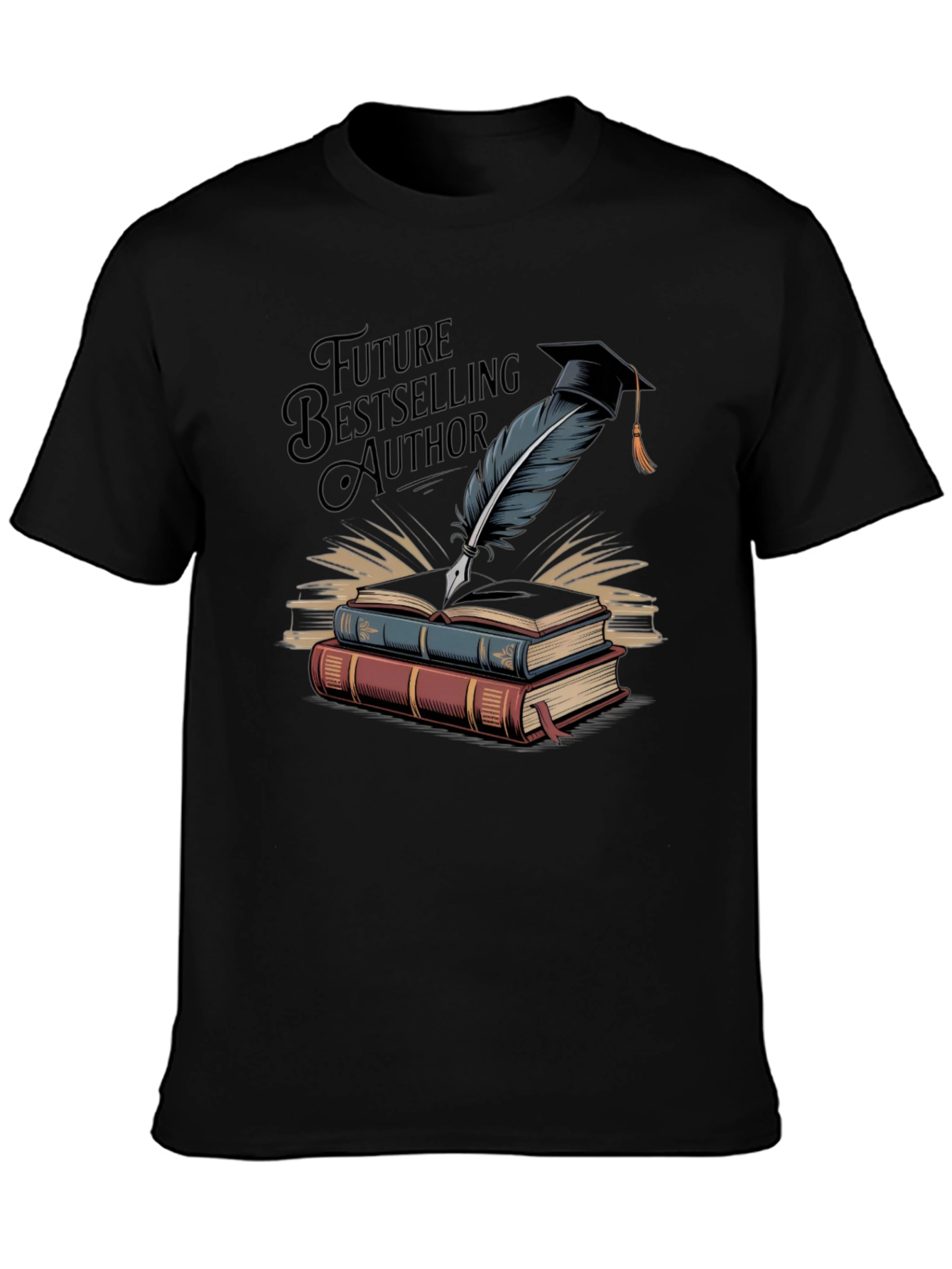 Future Bestselling Author Black T-Shirt