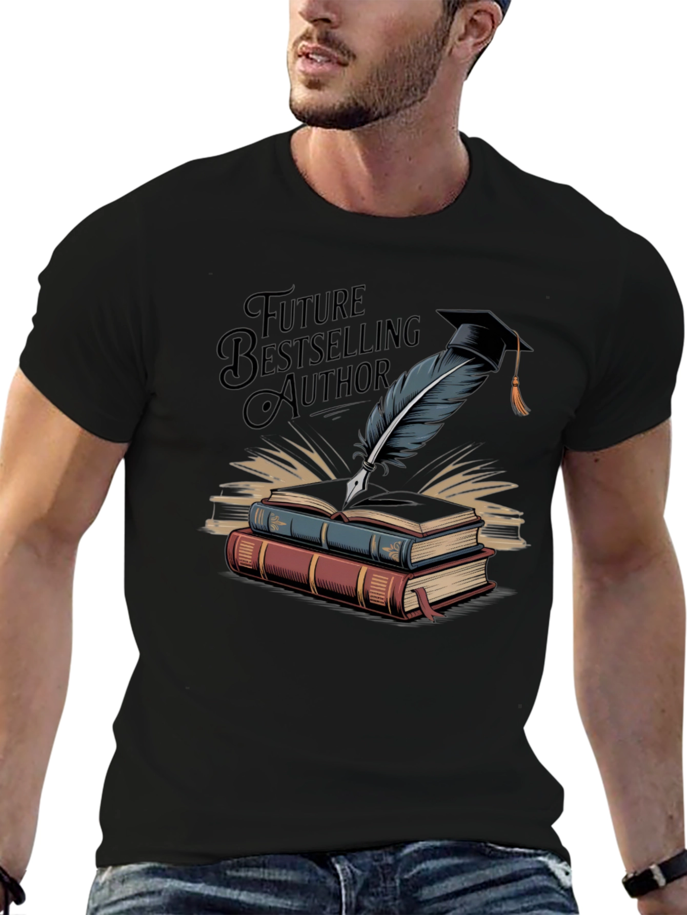 Future Bestselling Author Black T-Shirt