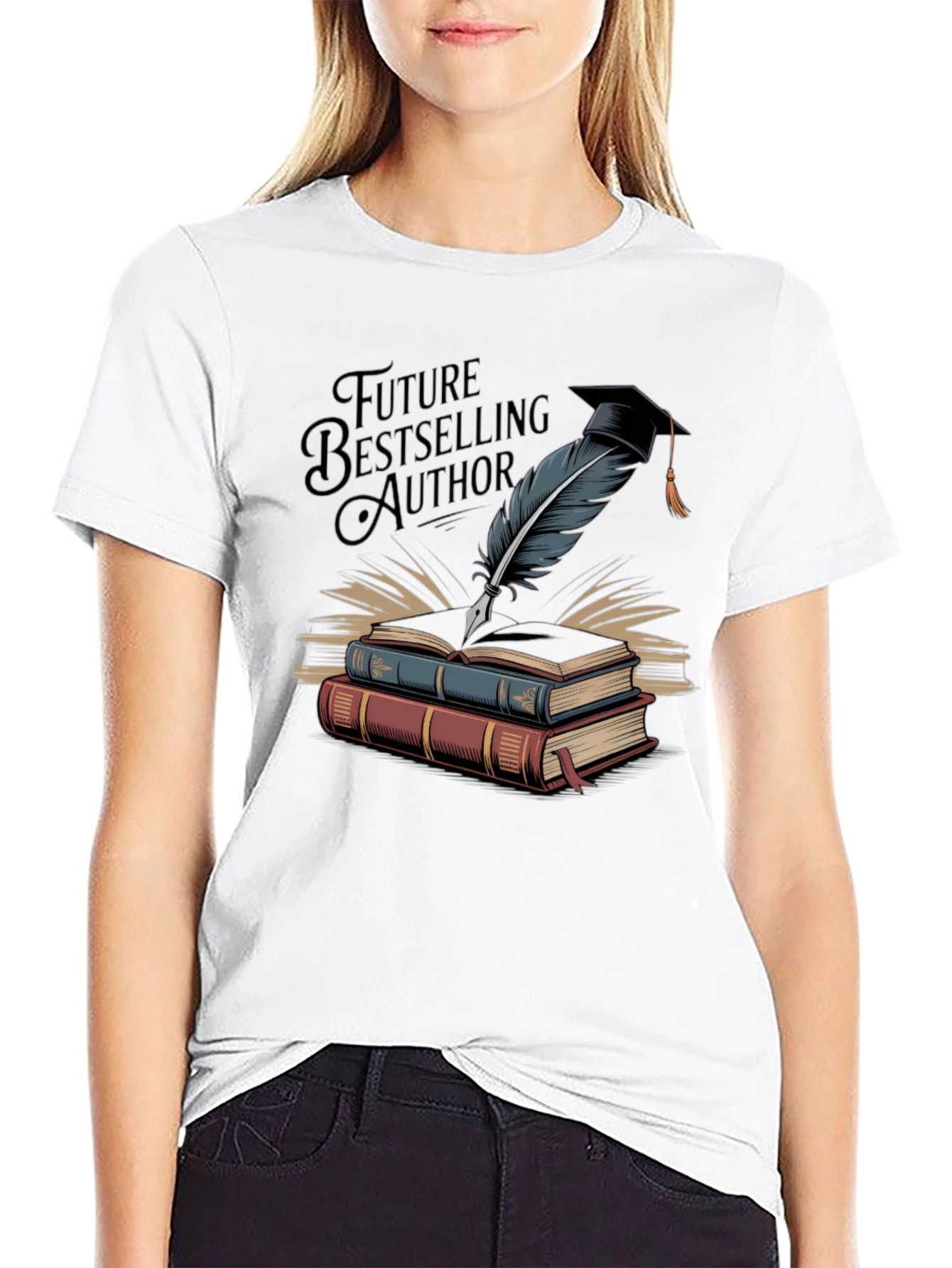 Future Bestselling Author Black T-Shirt