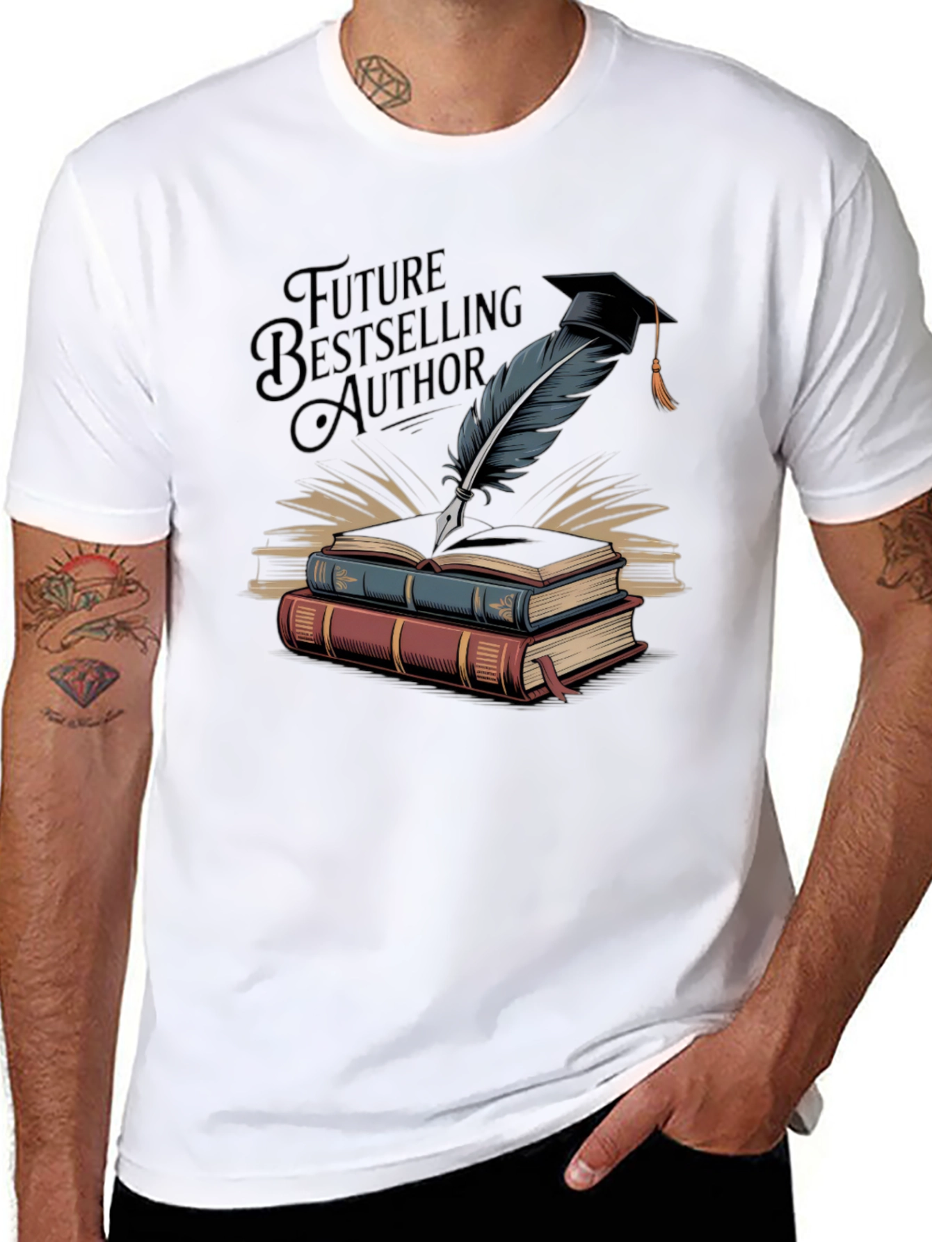 Future Bestselling Author Black T-Shirt
