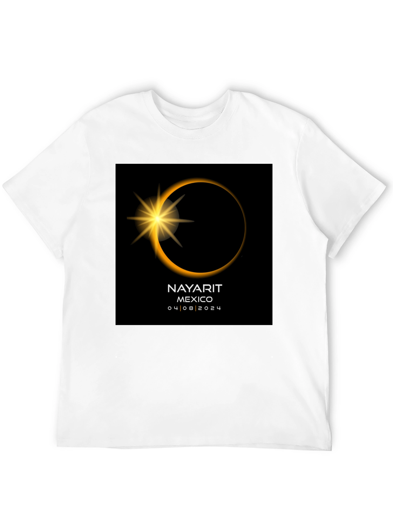 Total Solar Eclipse Nayarit Mexico 2024 T-Shirt
