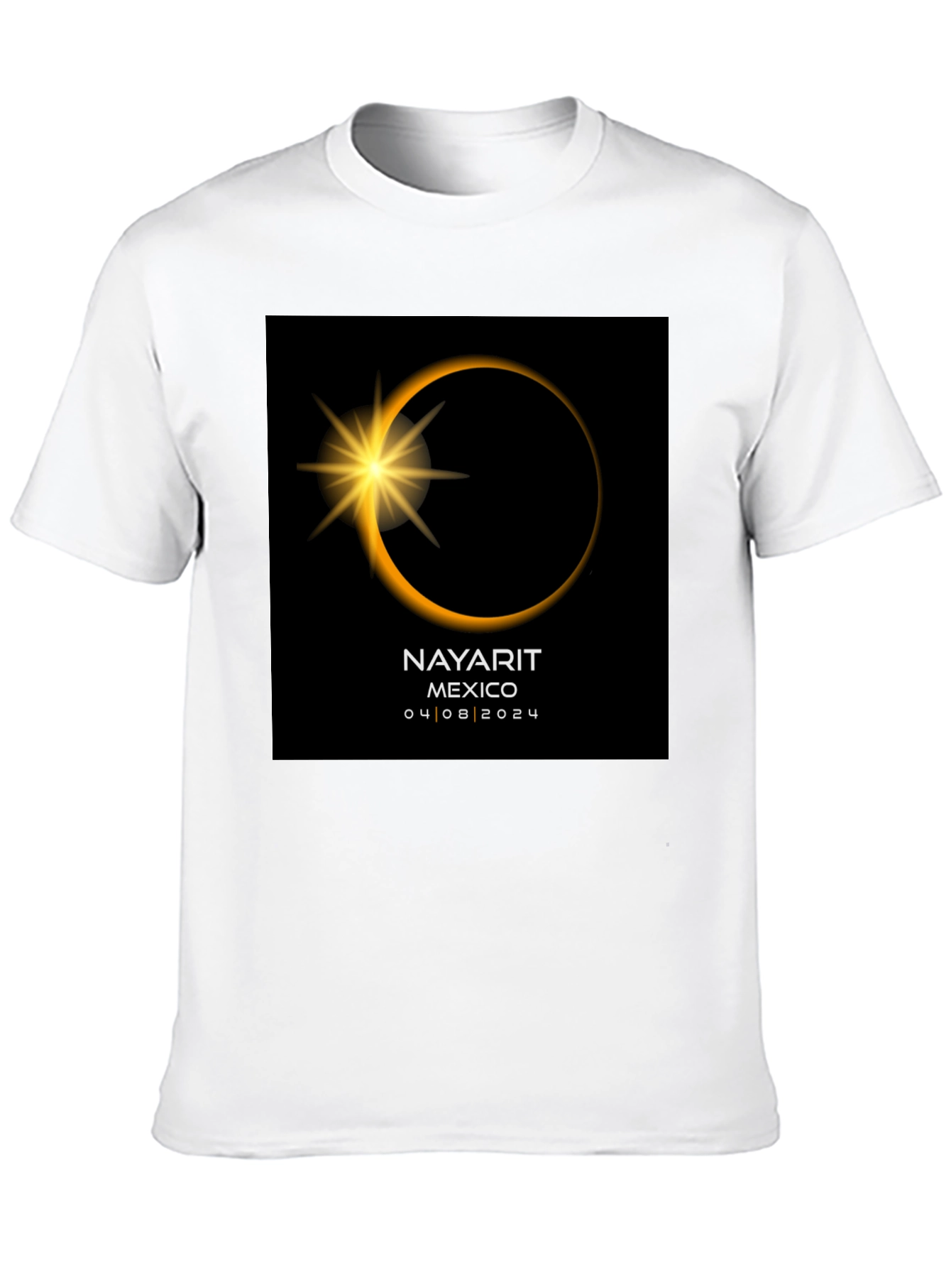 Total Solar Eclipse Nayarit Mexico 2024 T-Shirt