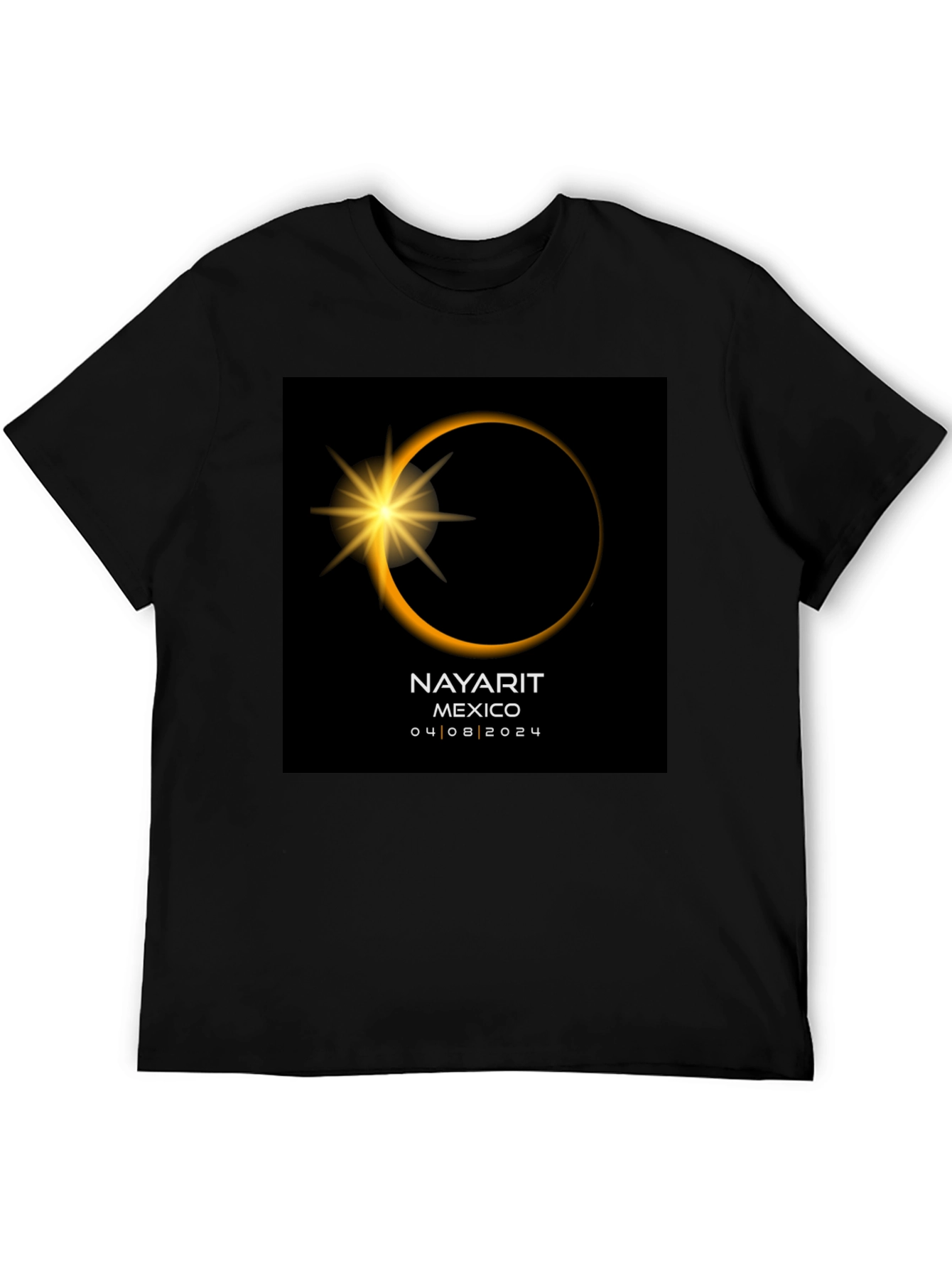 Total Solar Eclipse Nayarit Mexico 2024 T-Shirt
