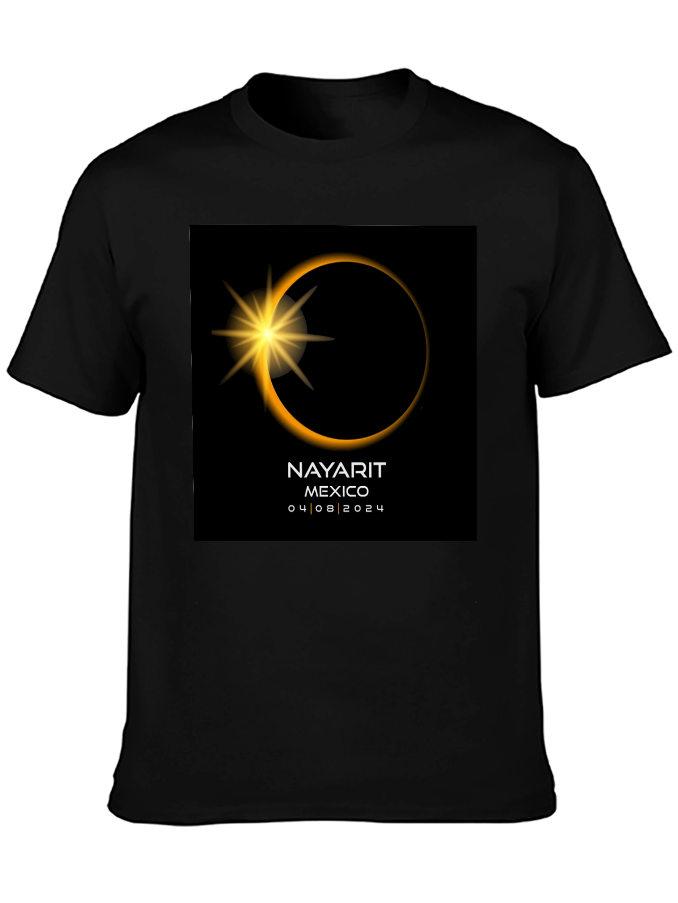 Total Solar Eclipse Nayarit Mexico 2024 T-Shirt