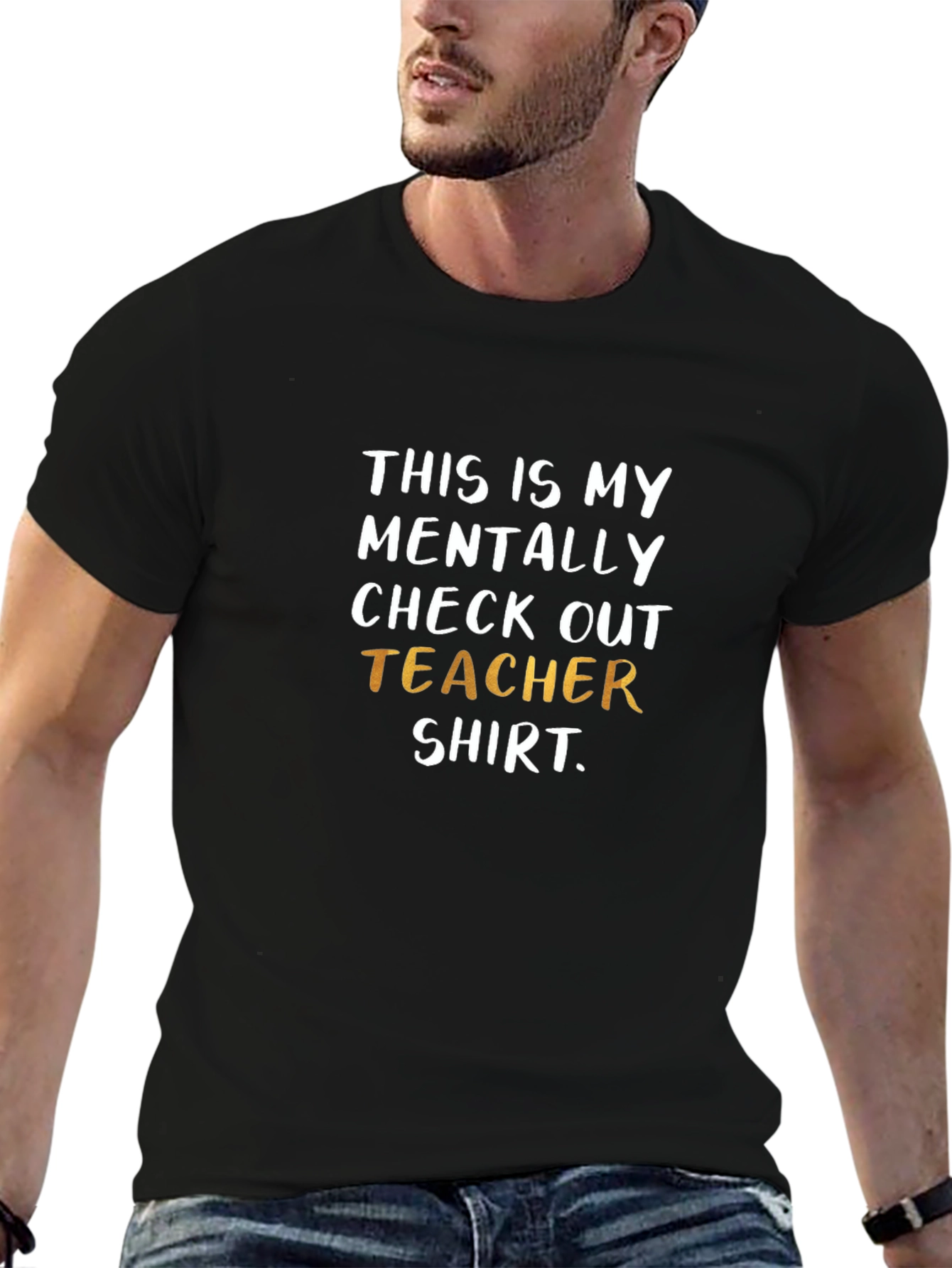 Mentally Checked Out Teacher T-Shirt