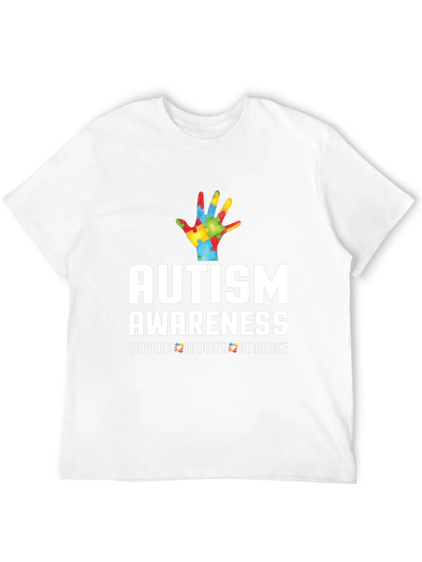Autism Awareness T-Shirt - Support Educate Advocate
