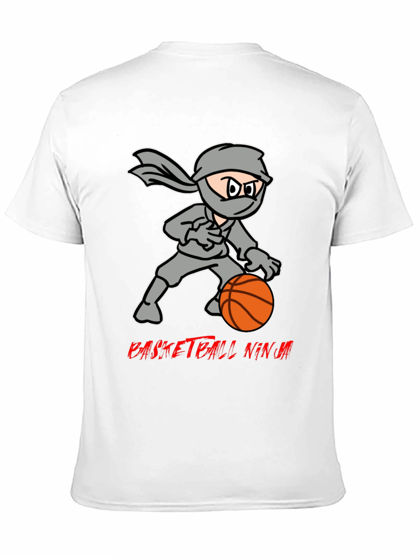 Basketball Ninja T-Shirt - Cool Graphic Tee