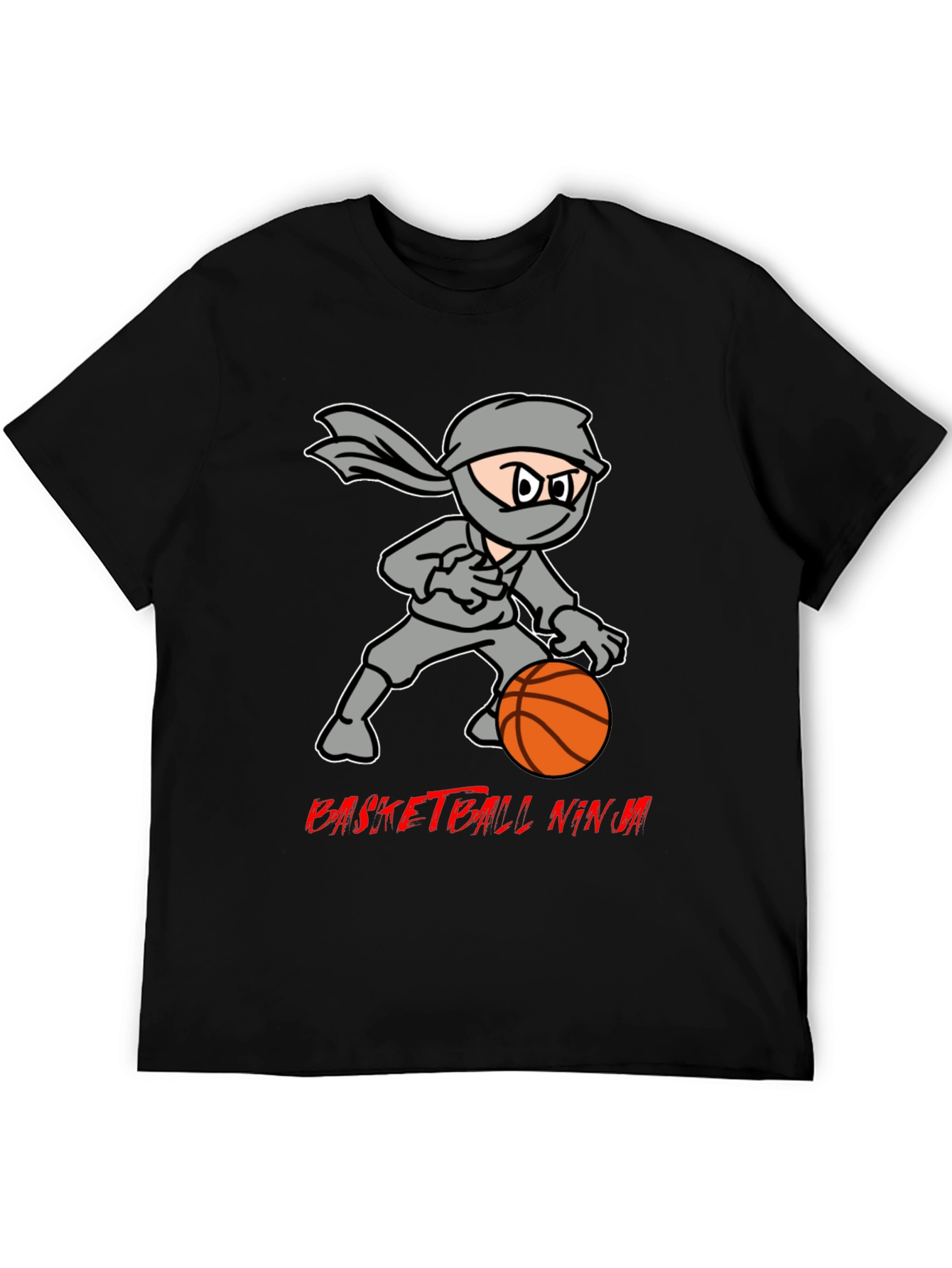 Basketball Ninja T-Shirt - Cool Graphic Tee