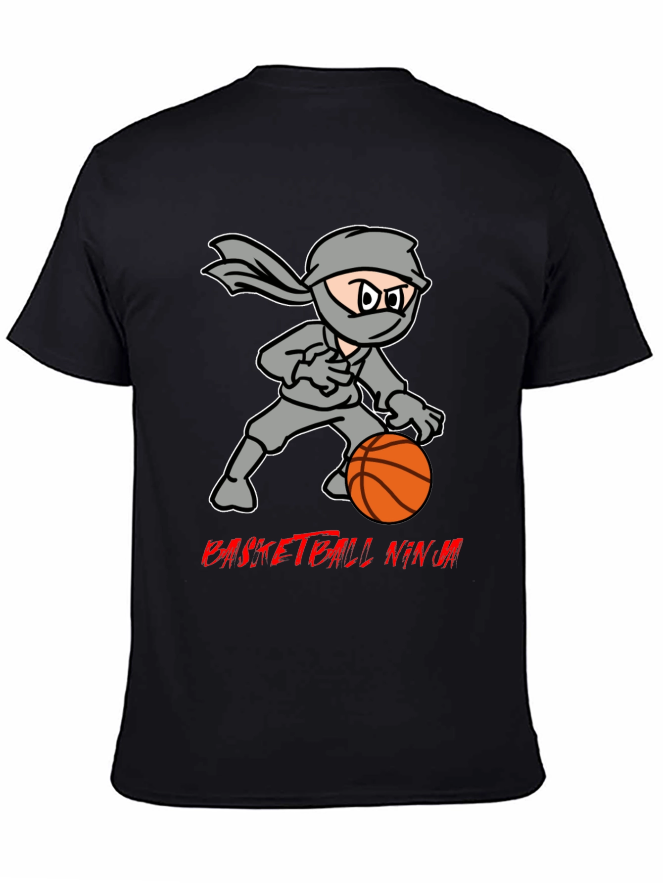 Basketball Ninja T-Shirt - Cool Graphic Tee