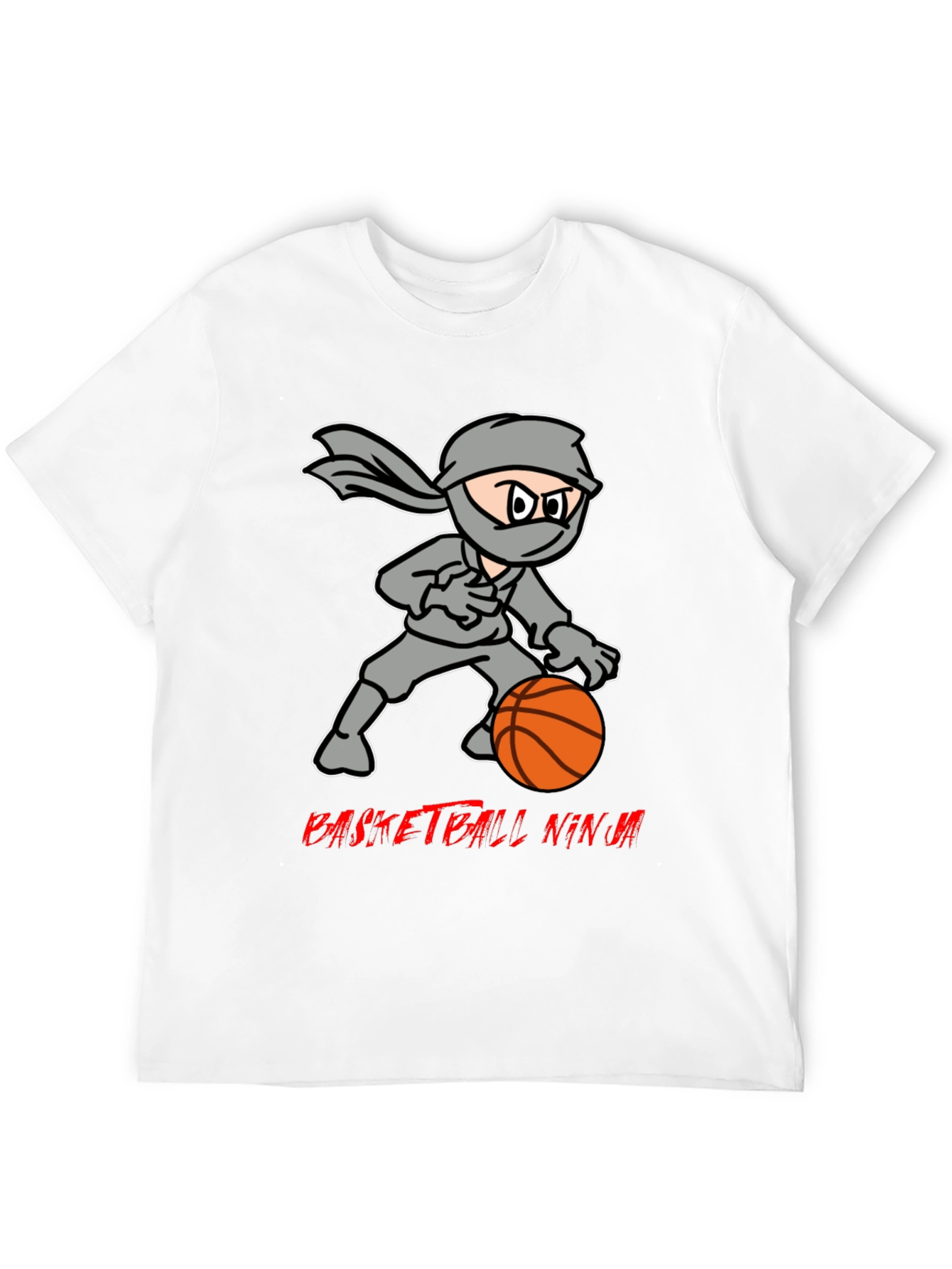 Basketball Ninja T-Shirt - Cool Graphic Tee