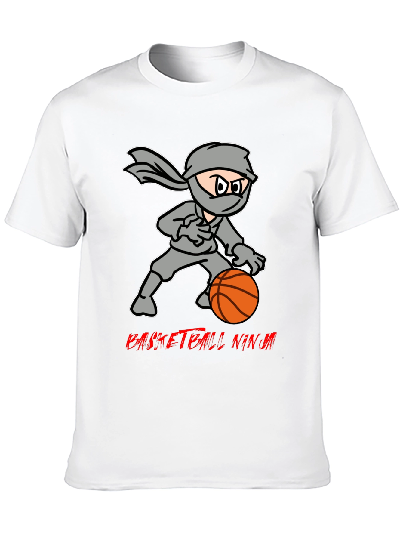 Basketball Ninja T-Shirt - Cool Graphic Tee
