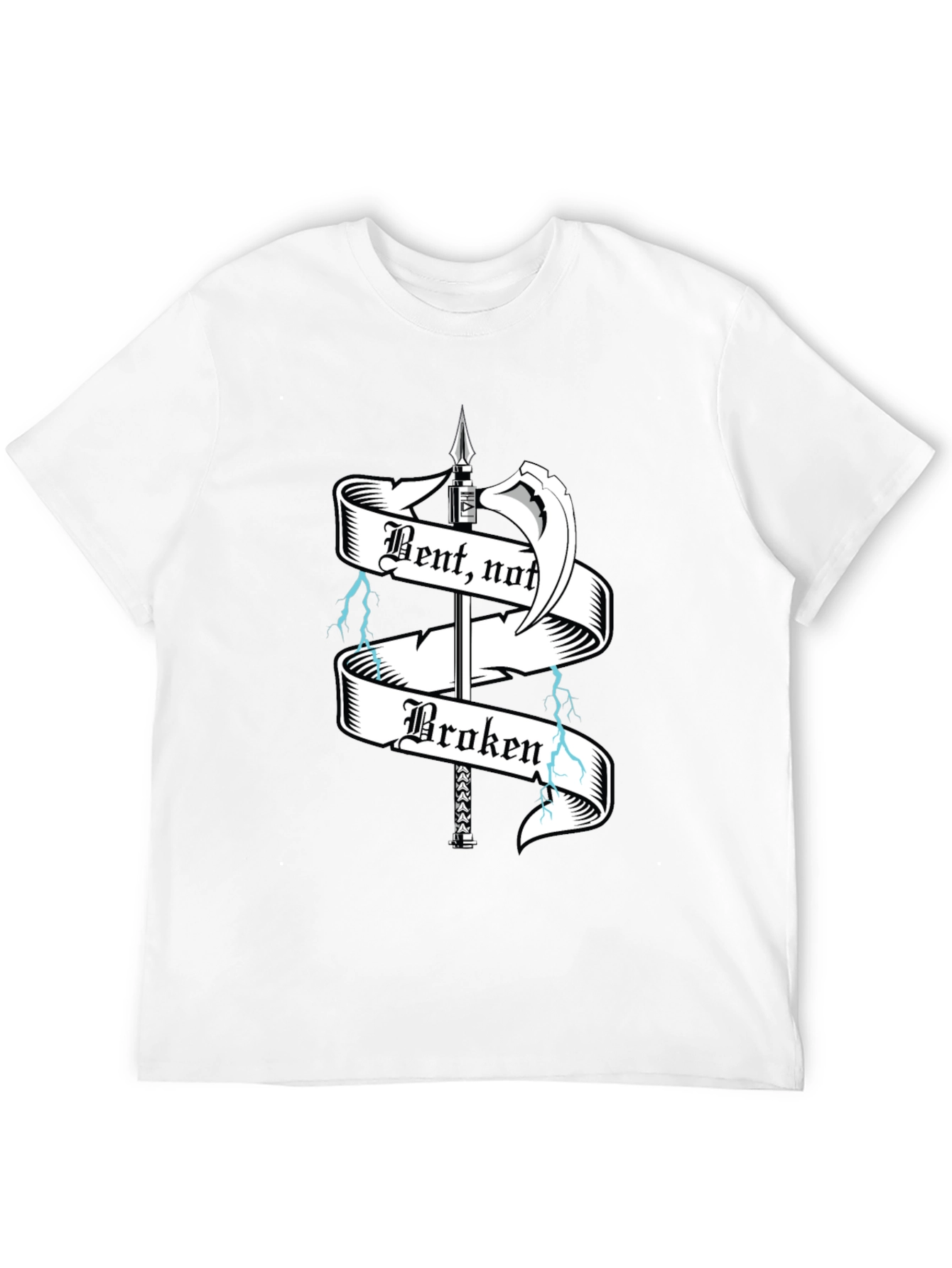 Bent Not Broken Graphic Tee - Black