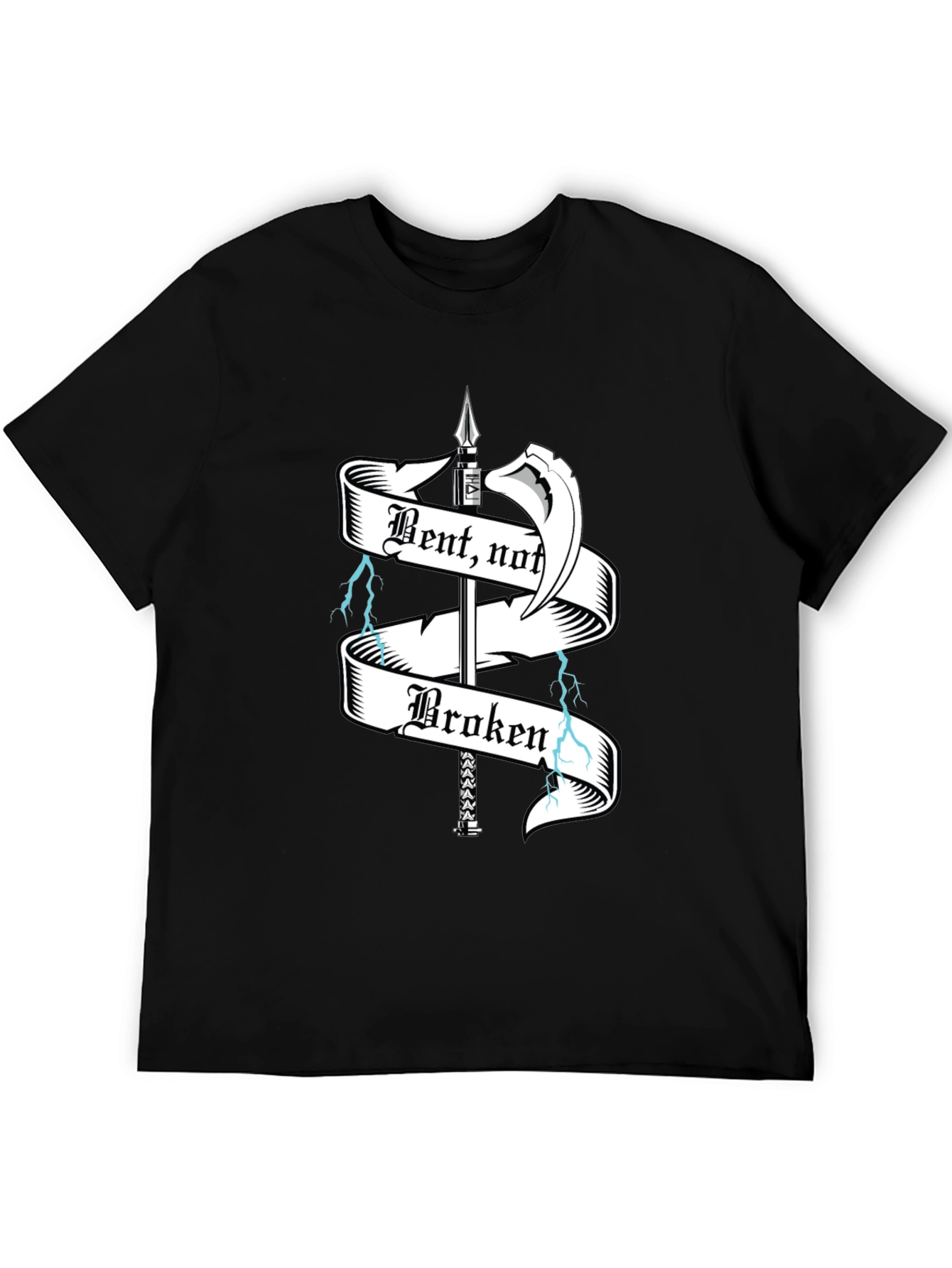 Bent Not Broken Graphic Tee - Black