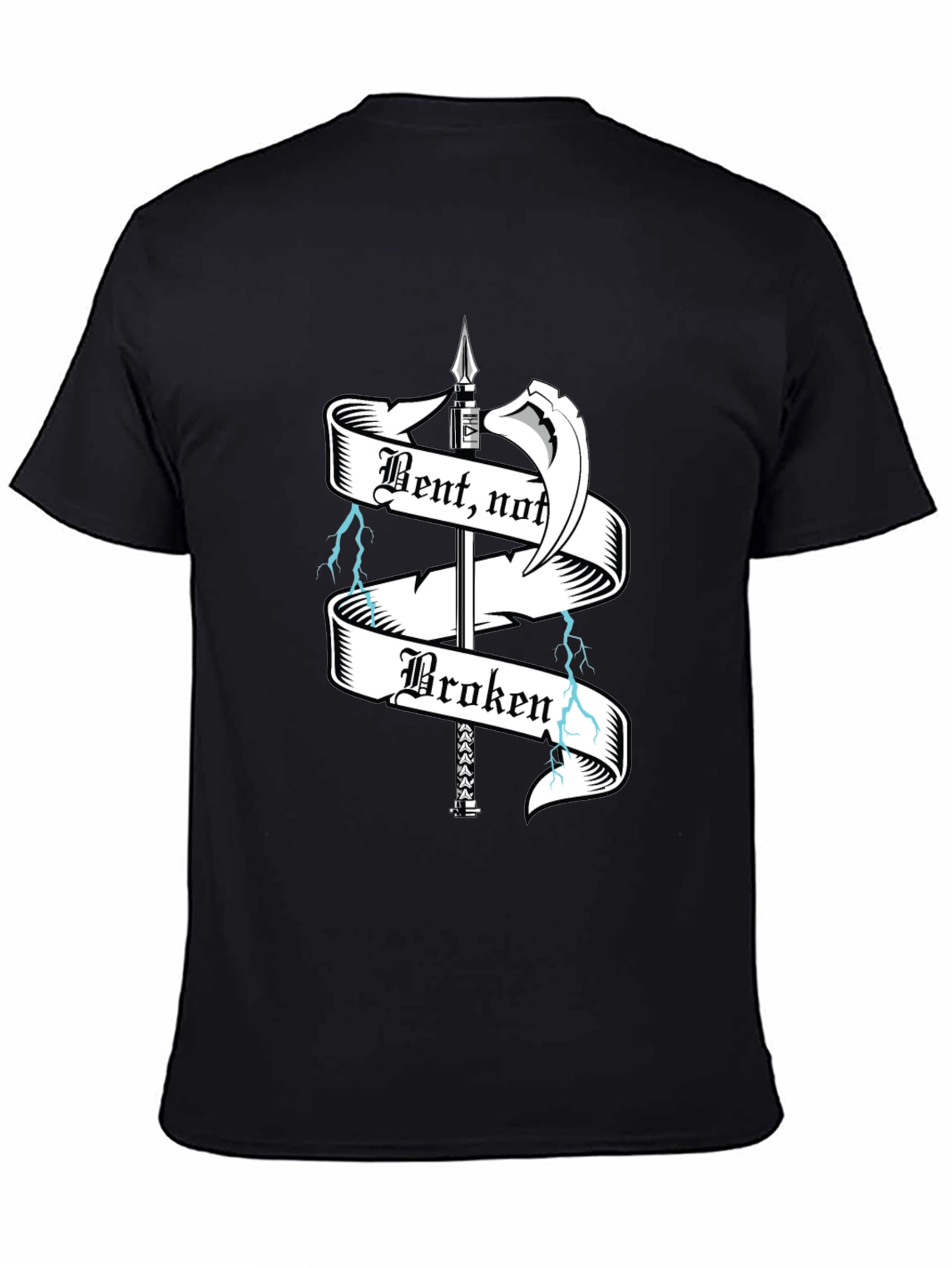 Bent Not Broken Graphic Tee - Black
